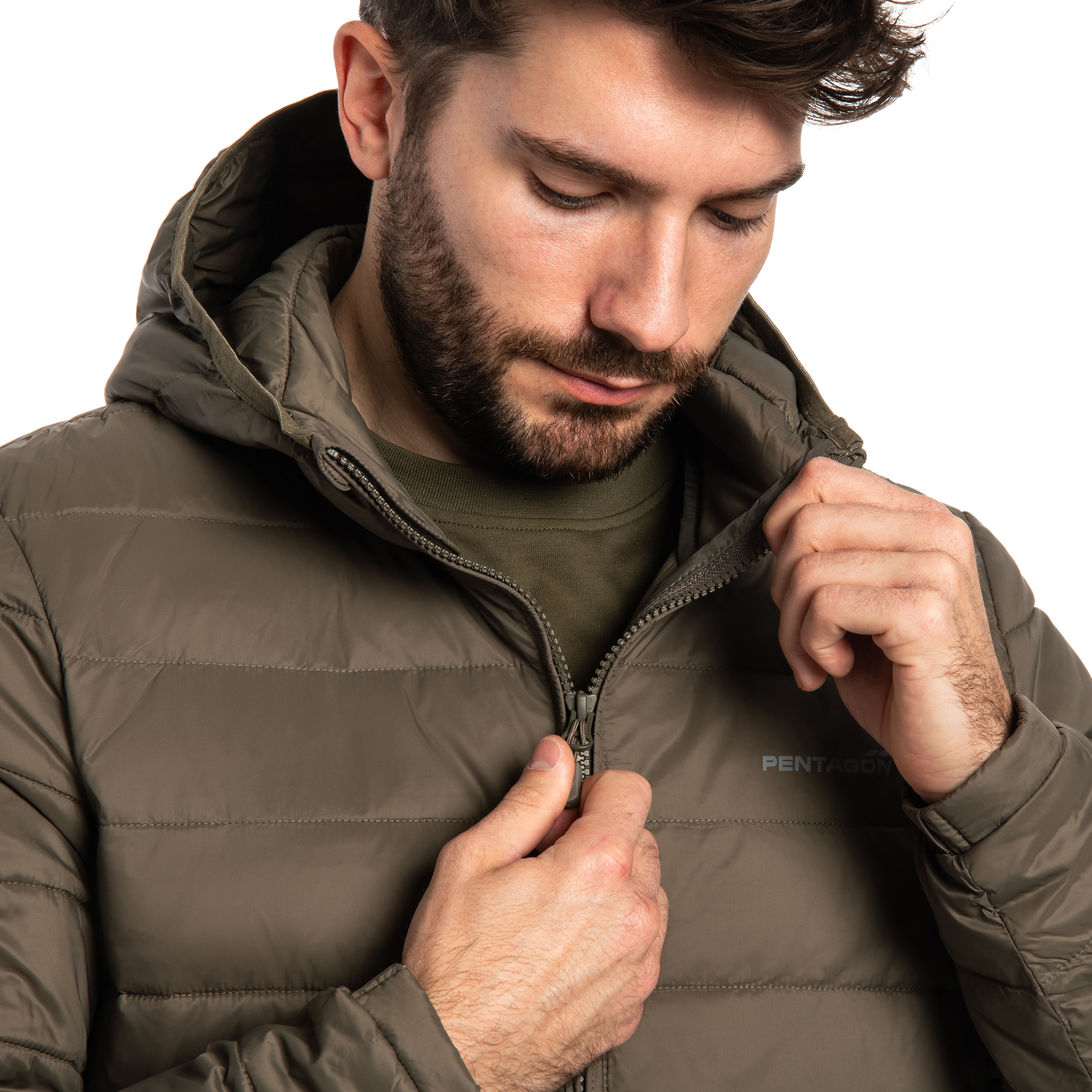 Bunda Pentagon Aurora 2.0 Puffer Hooded - RAL7013