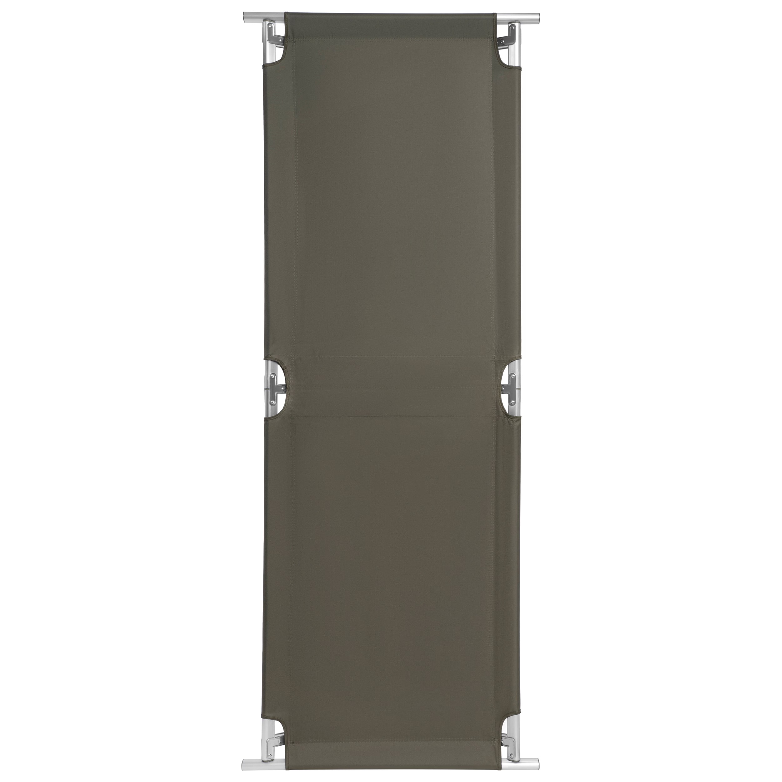 Skládací polní lůžko Mil-Tec US Style + matrace Badger Outdoor + polštář - sada