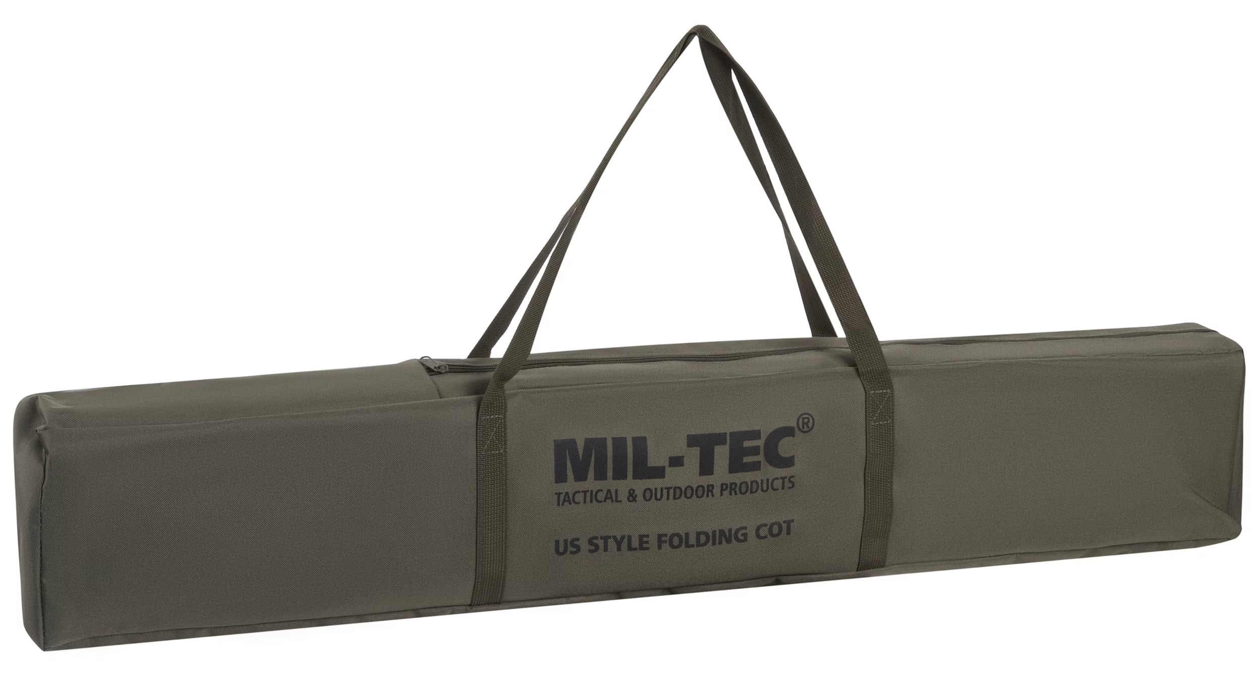 Skládací polní lůžko Mil-Tec US Style + matrace Badger Outdoor + polštář - sada