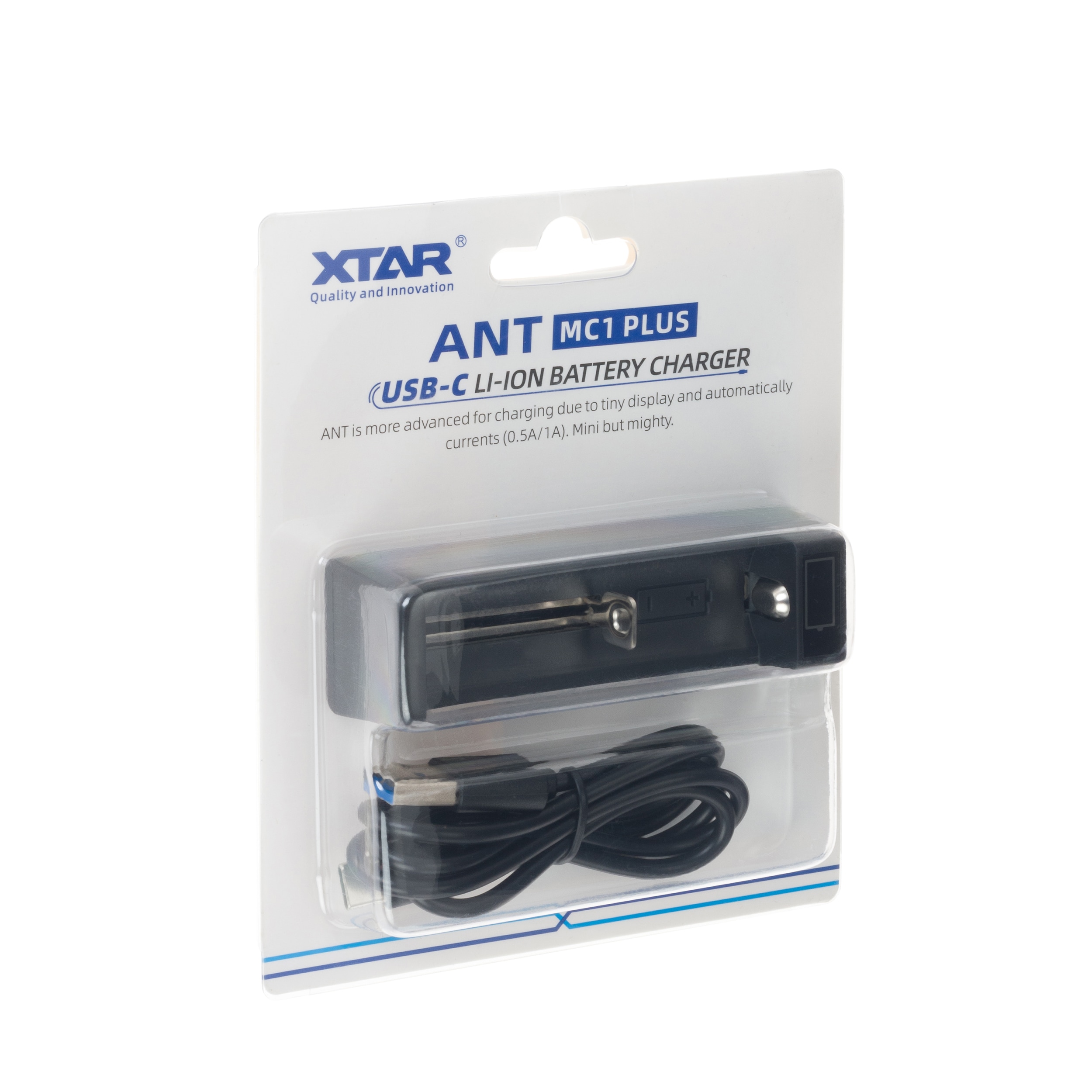 Nabíječka baterií XTar MC1+ USB-C - Black