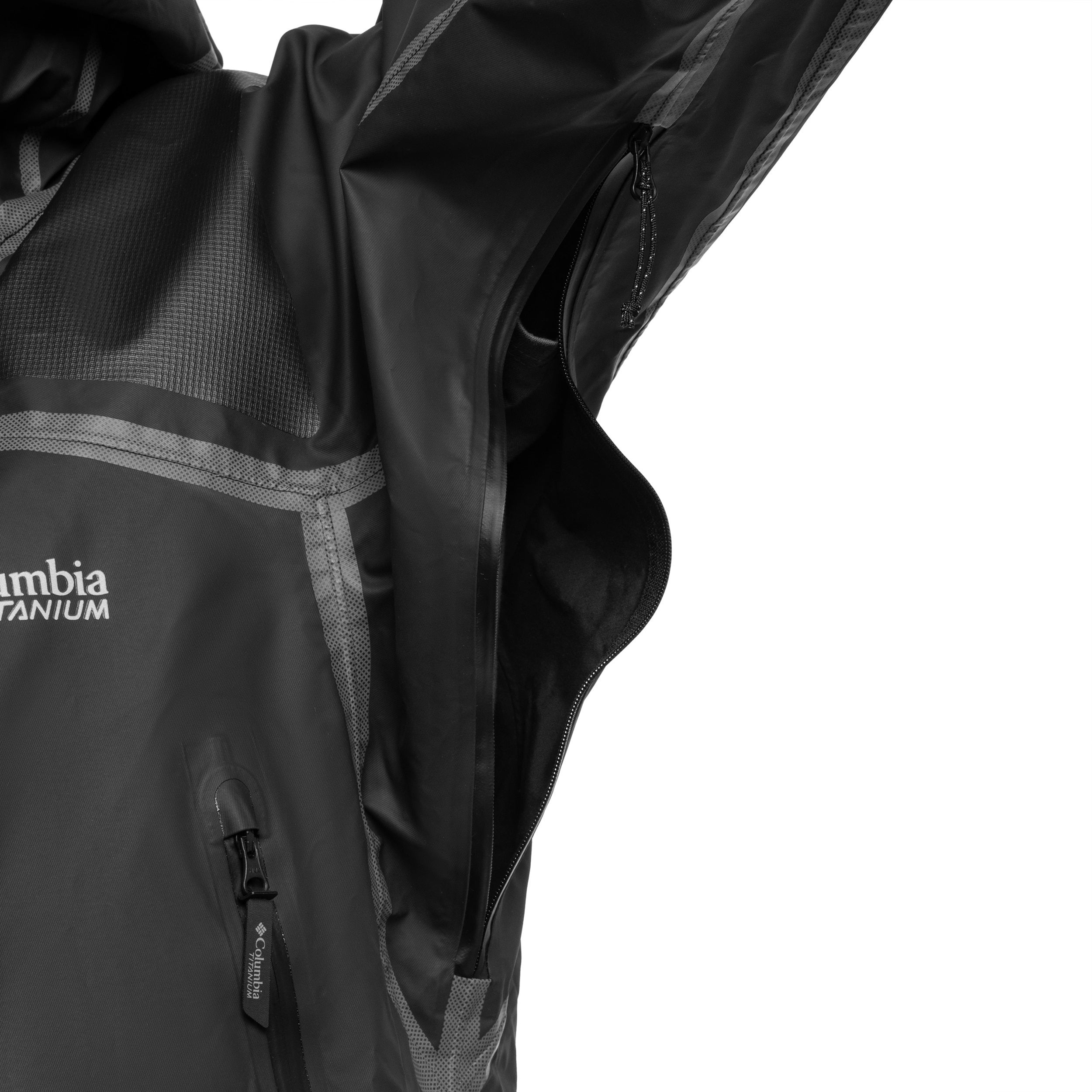Bunda Columbia Whistler Peak Shell Titanium - Black