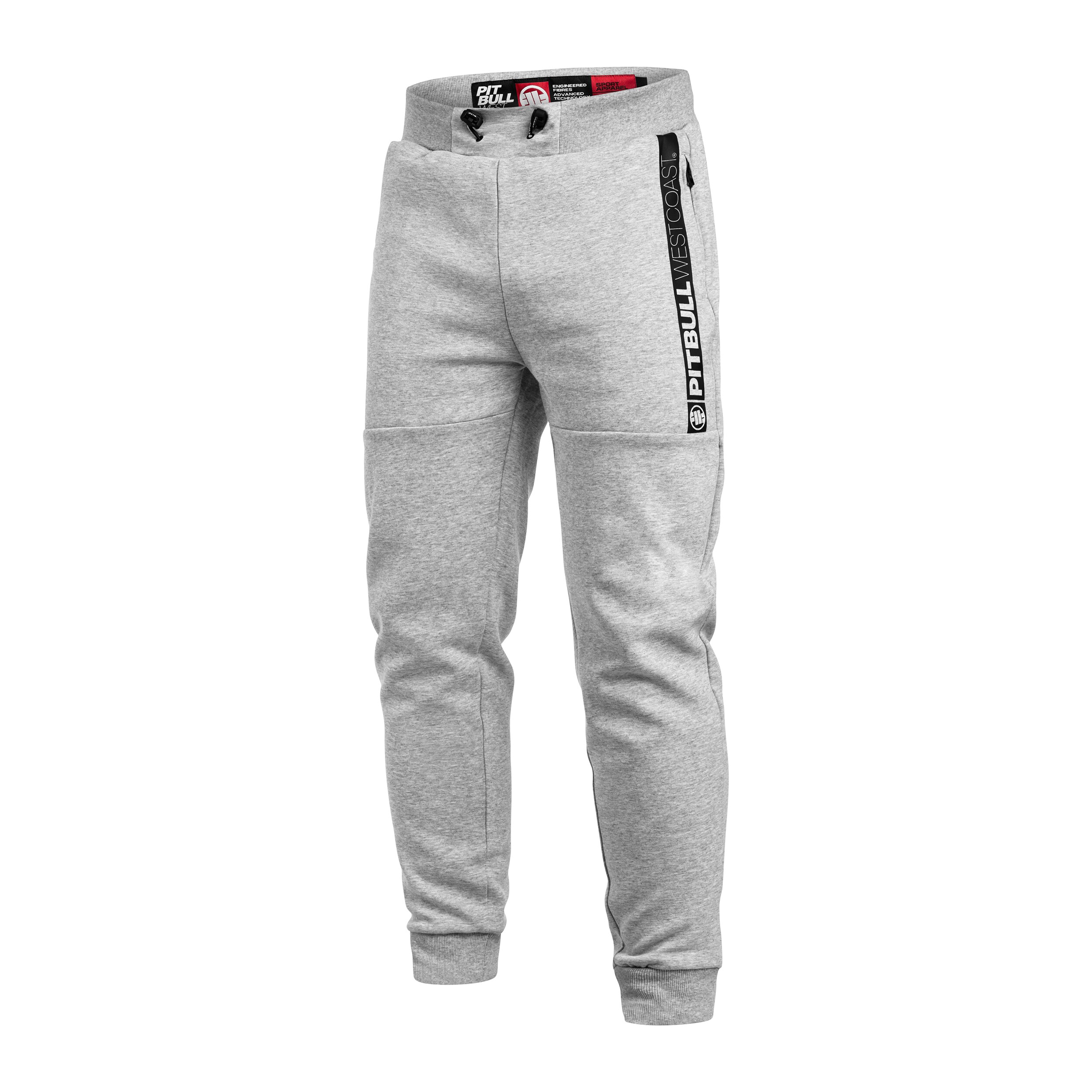 Tepláky Pitbull Saturn - šedé melírované