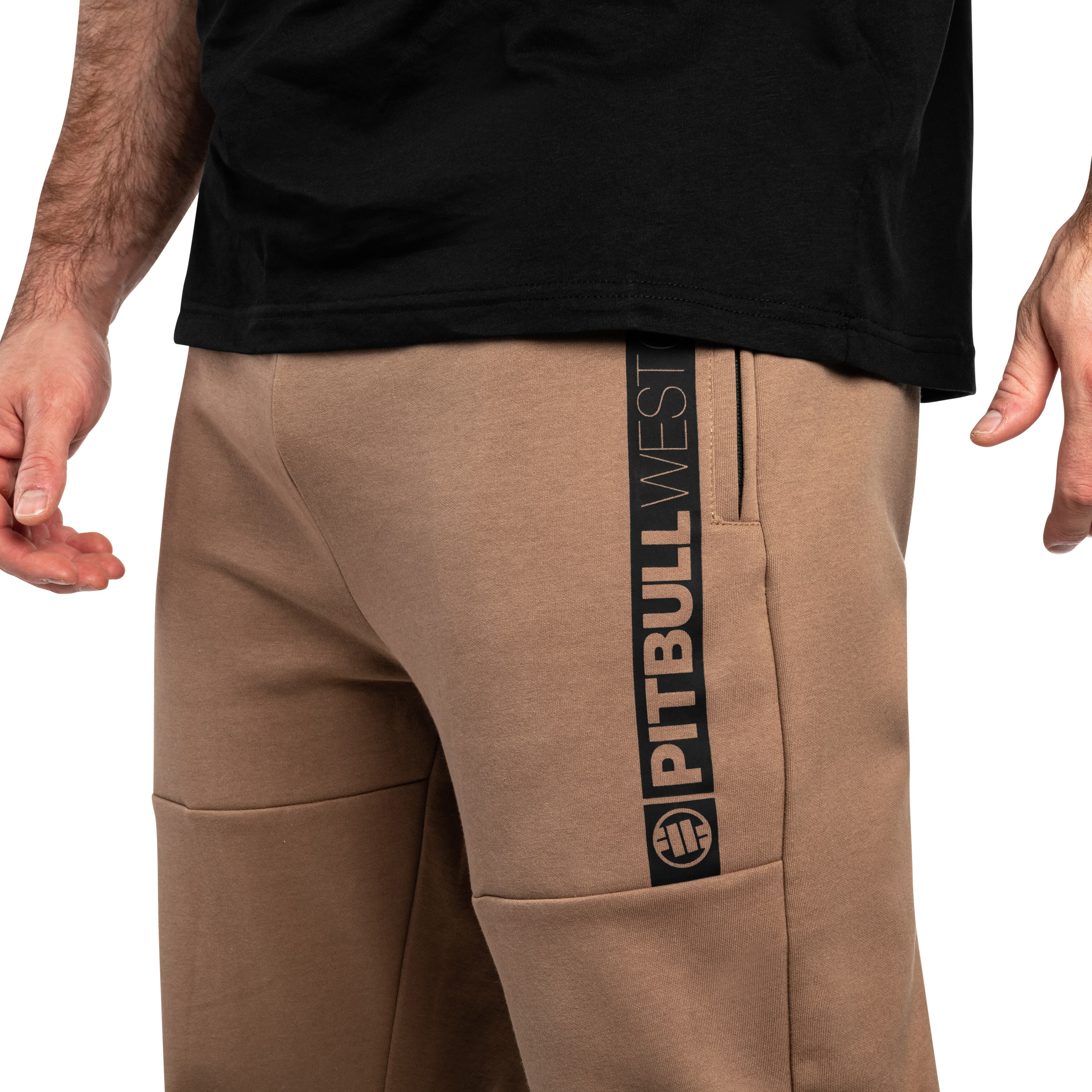 Tepláky Pitbull Saturn - Coyote Brown