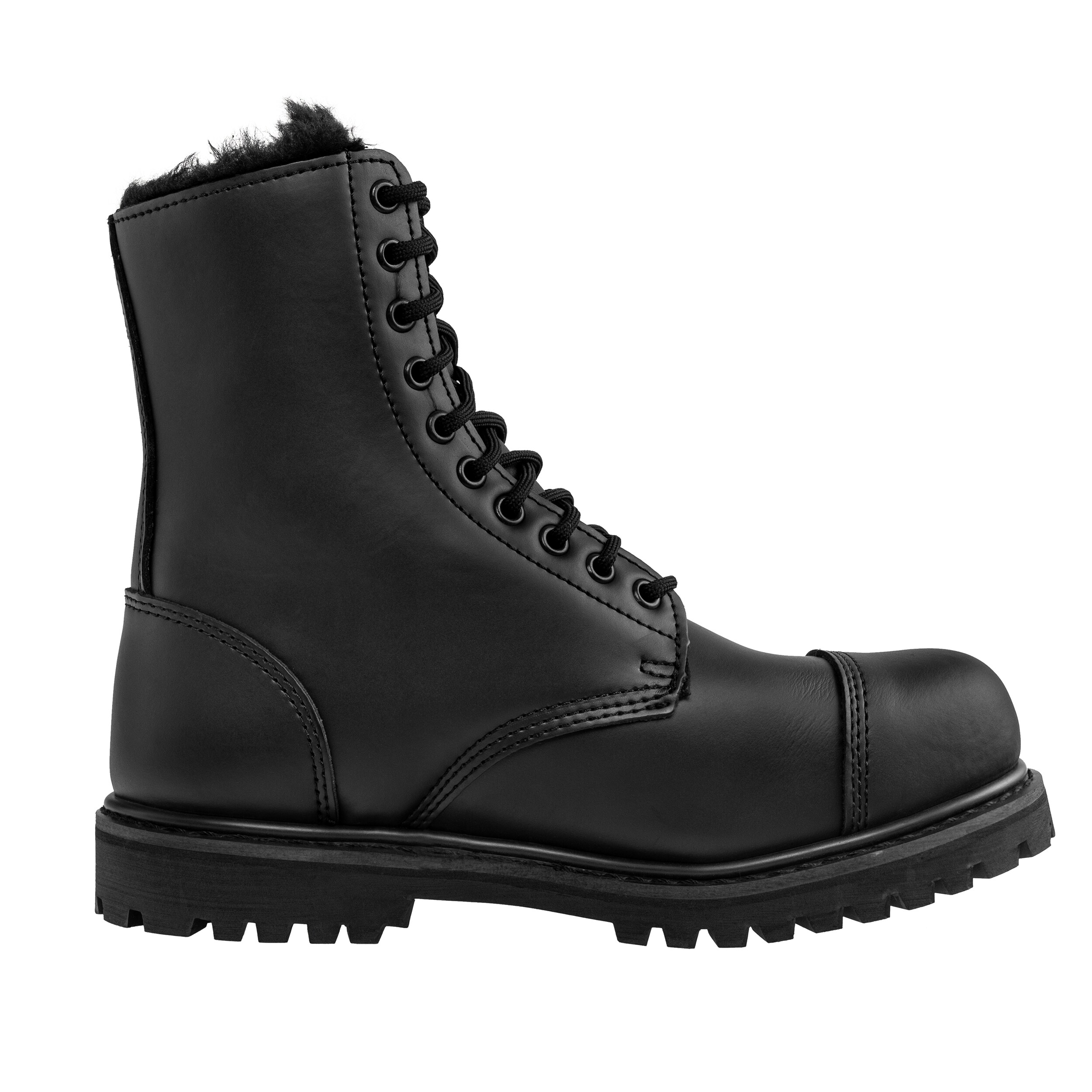 Boty Brandit Phantom 10 Eyelet Winter Lining - Black