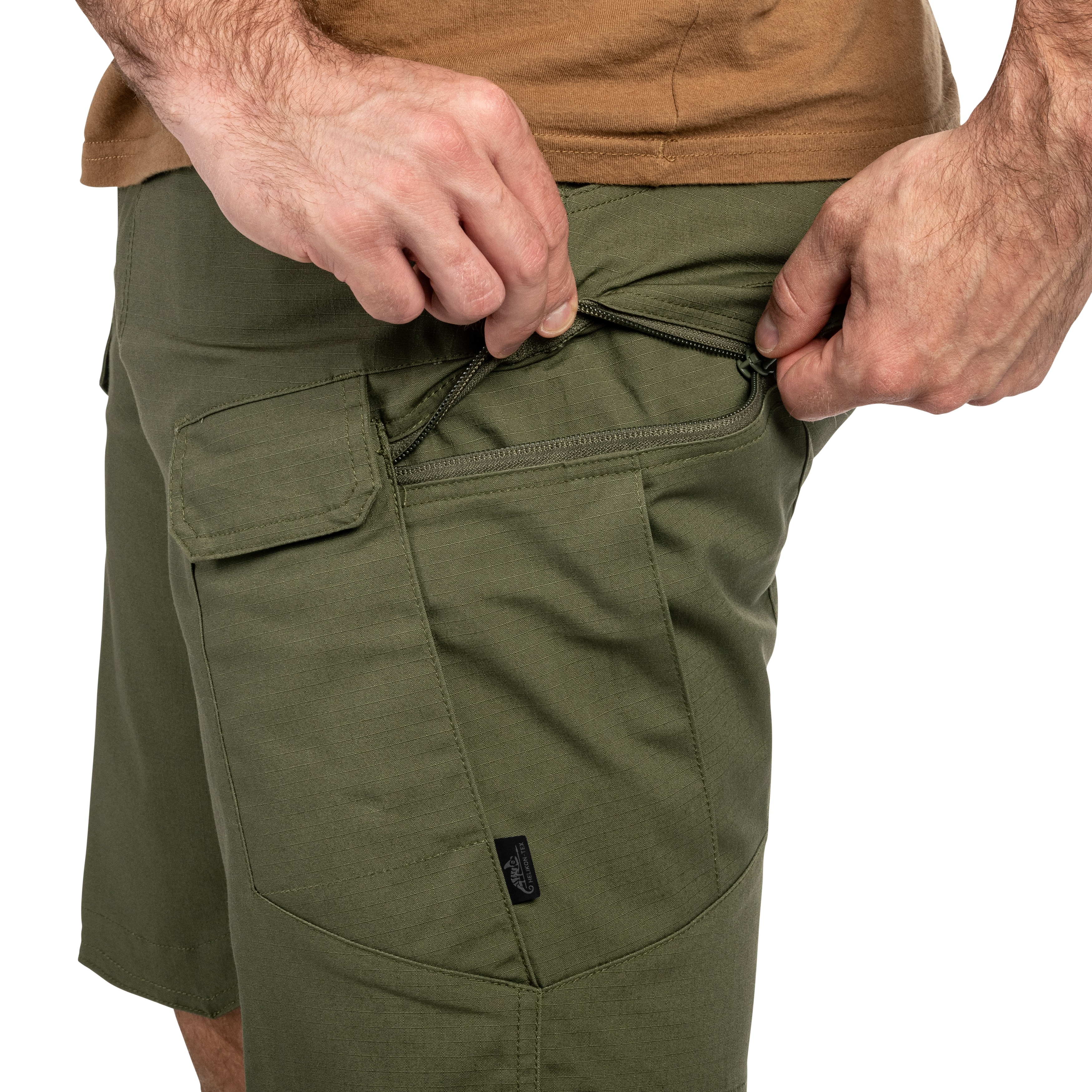 Šortky Helikon-Tex UTS PolyCotton Stretch Rip-Stop 8,5'' - Olive Green