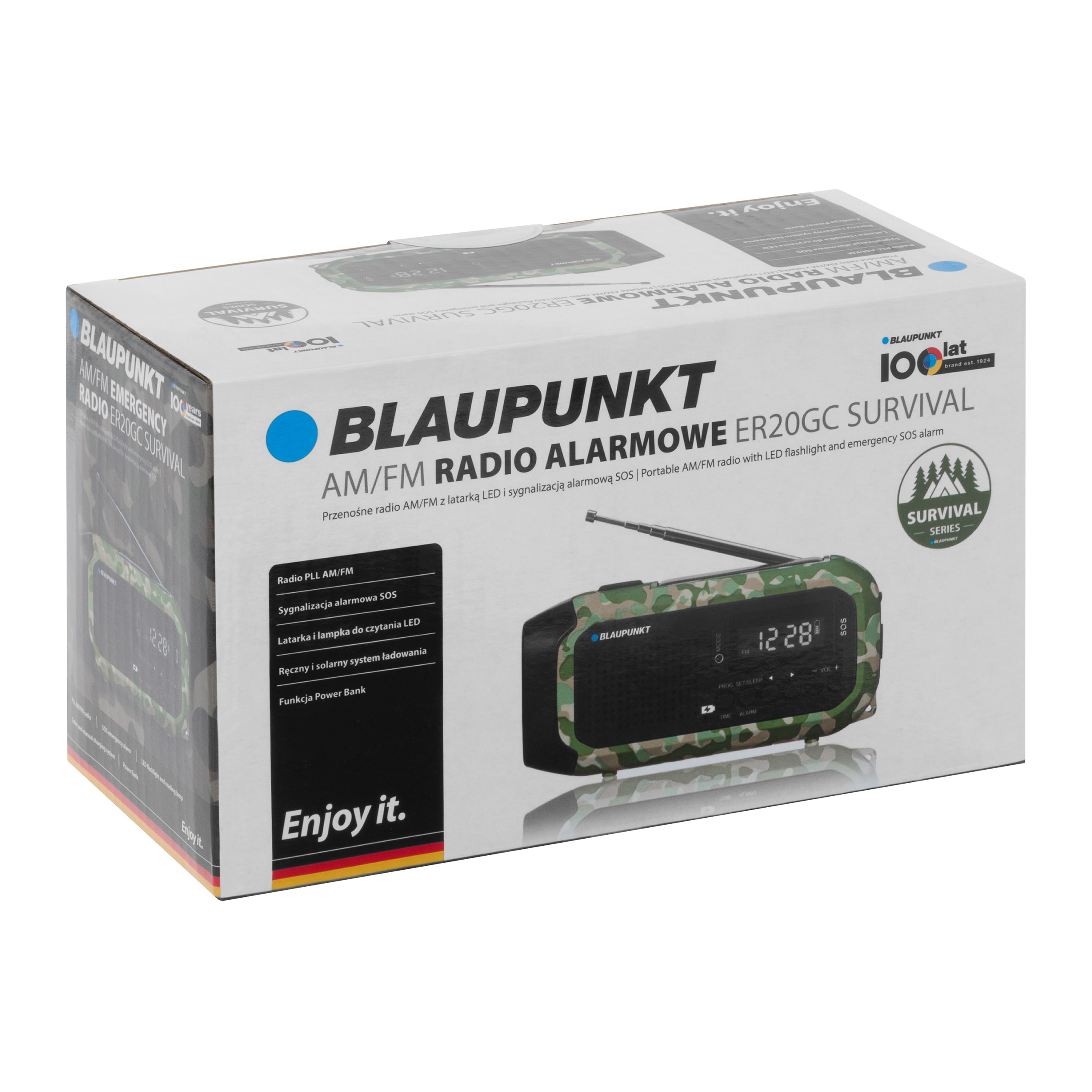 Alarmové rádio Blaupunkt ER20 - Green Camo