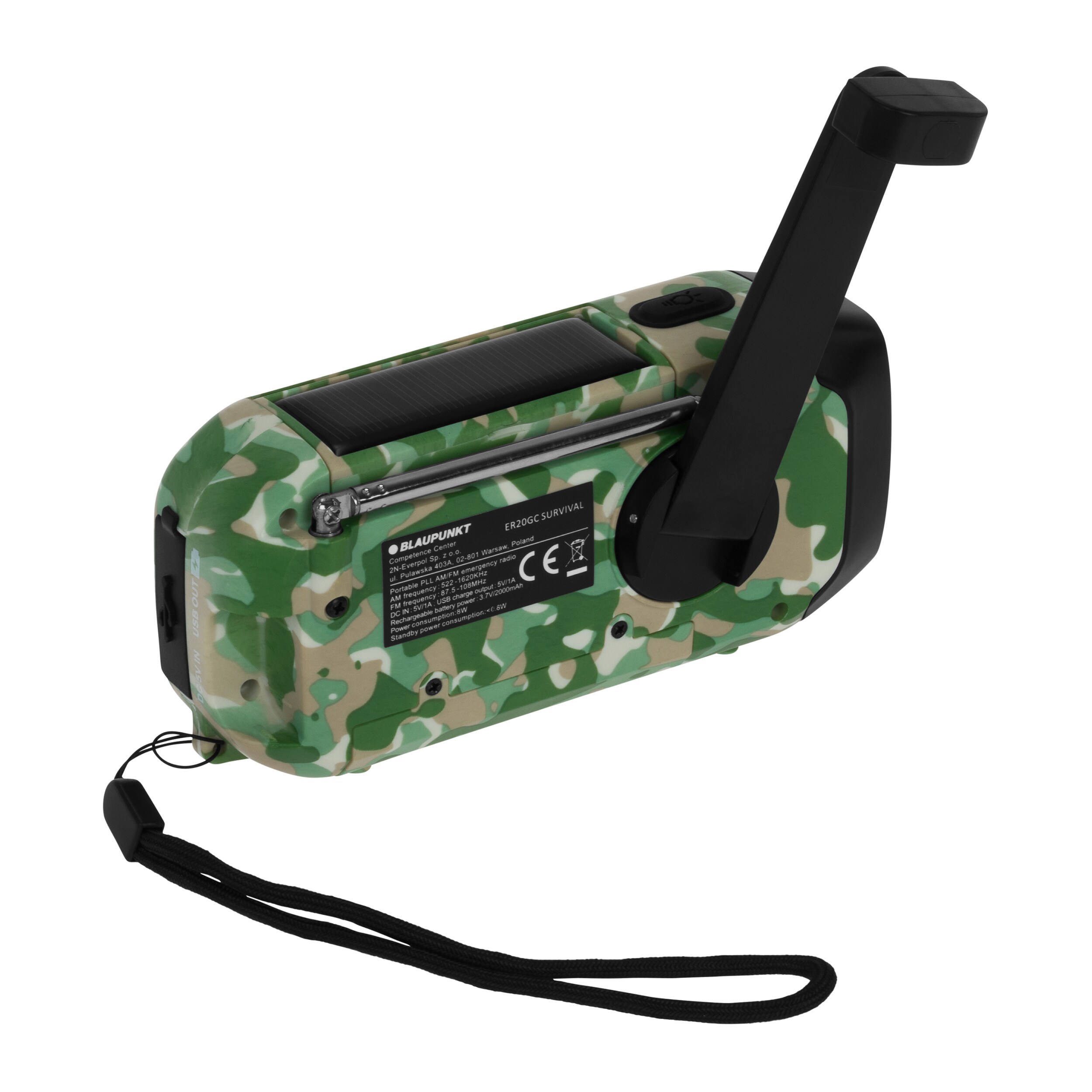 Alarmové rádio Blaupunkt ER20 - Green Camo