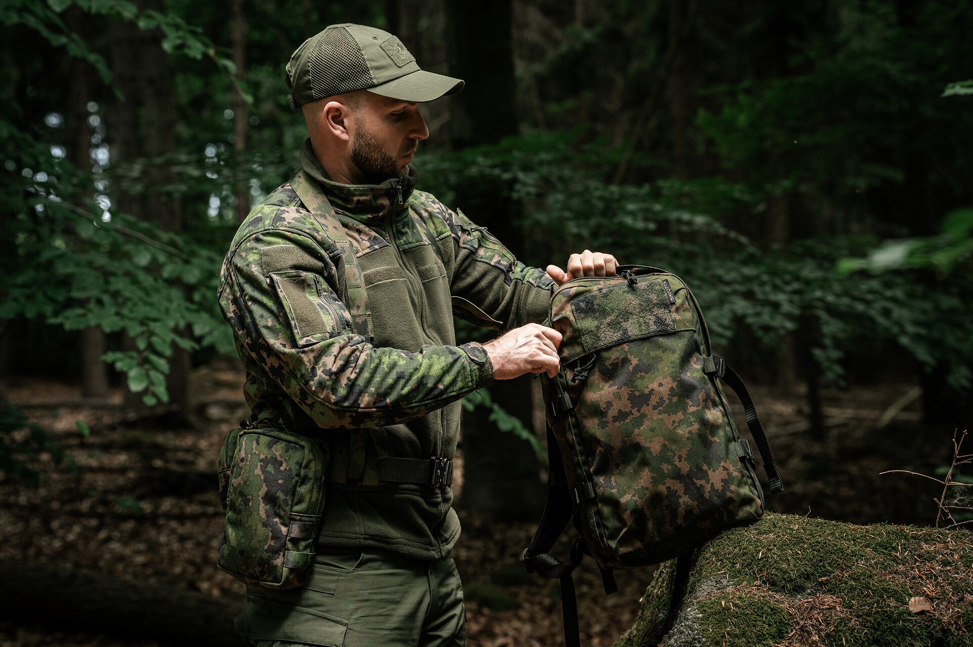 Batoh Savotta Niukka 20 l - M05 Finnish Woodland Camo
