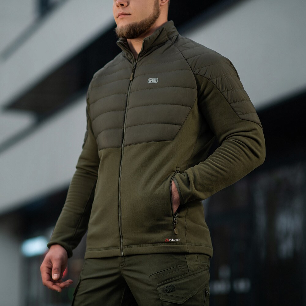 Fleecová bunda M-Tac Berserk Primaloft - Olive