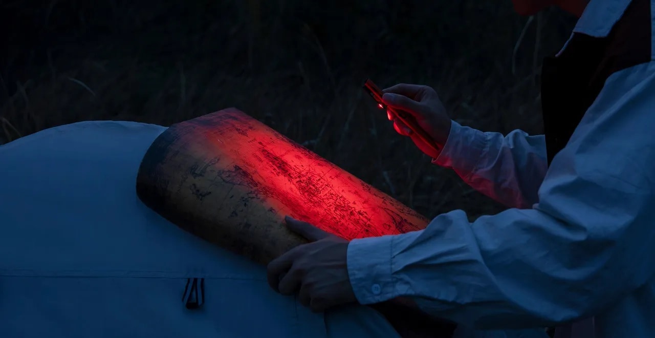 Kuličková svítilna Olight O'Pen 3 Orange - 120 lumenů