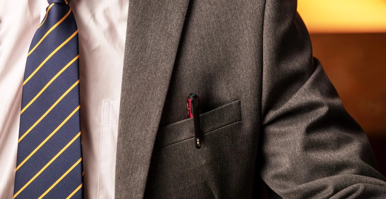 Kuličková svítilna Olight O'Pen 3 Black - 120 lumenů