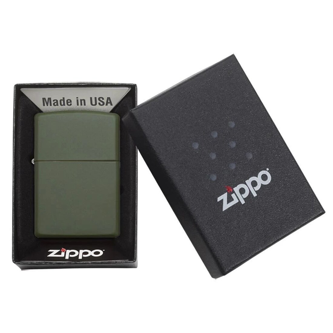 Benzínový zapalovač Zippo - Green Matte