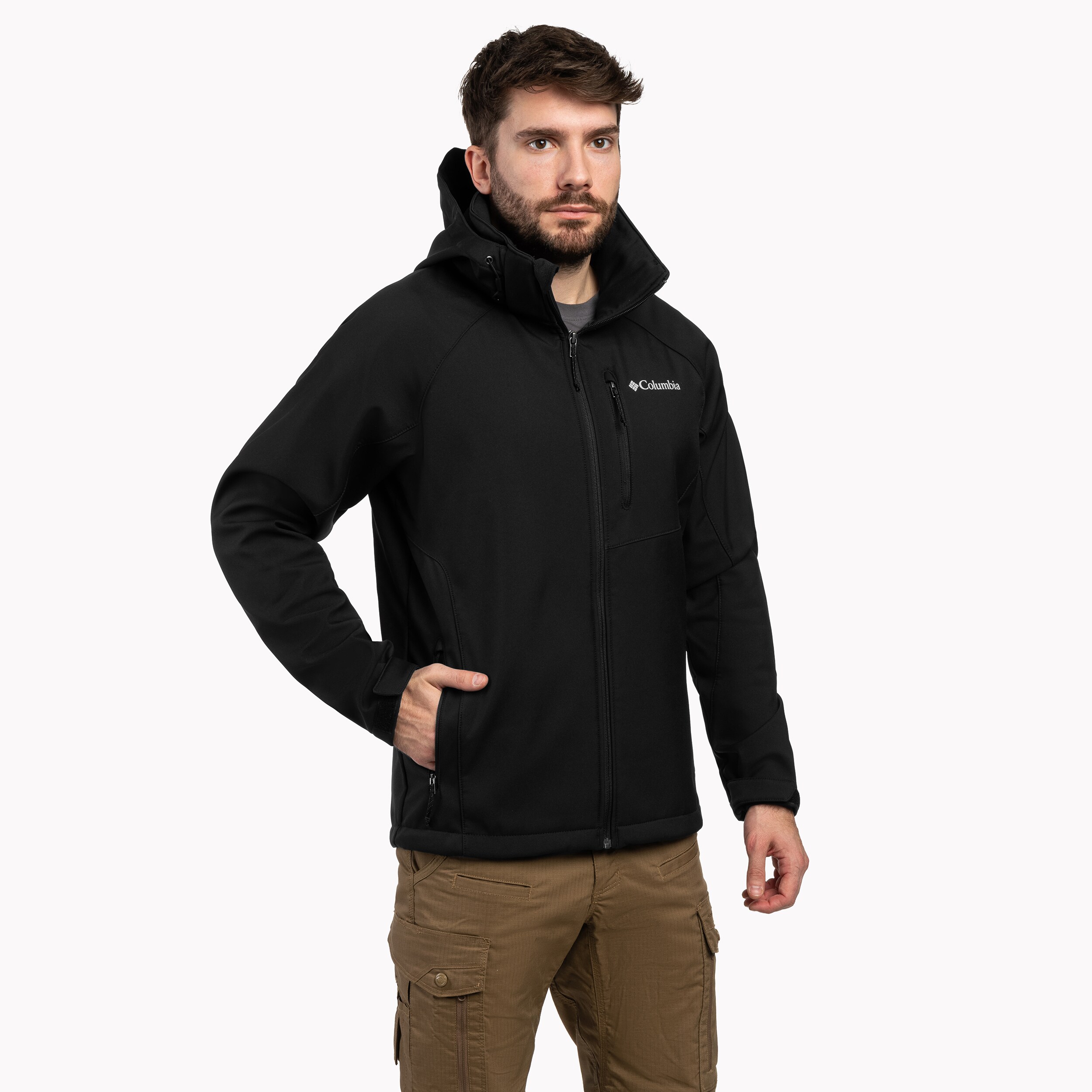 Bunda Columbia Cascade Ridge III Softshell - Black