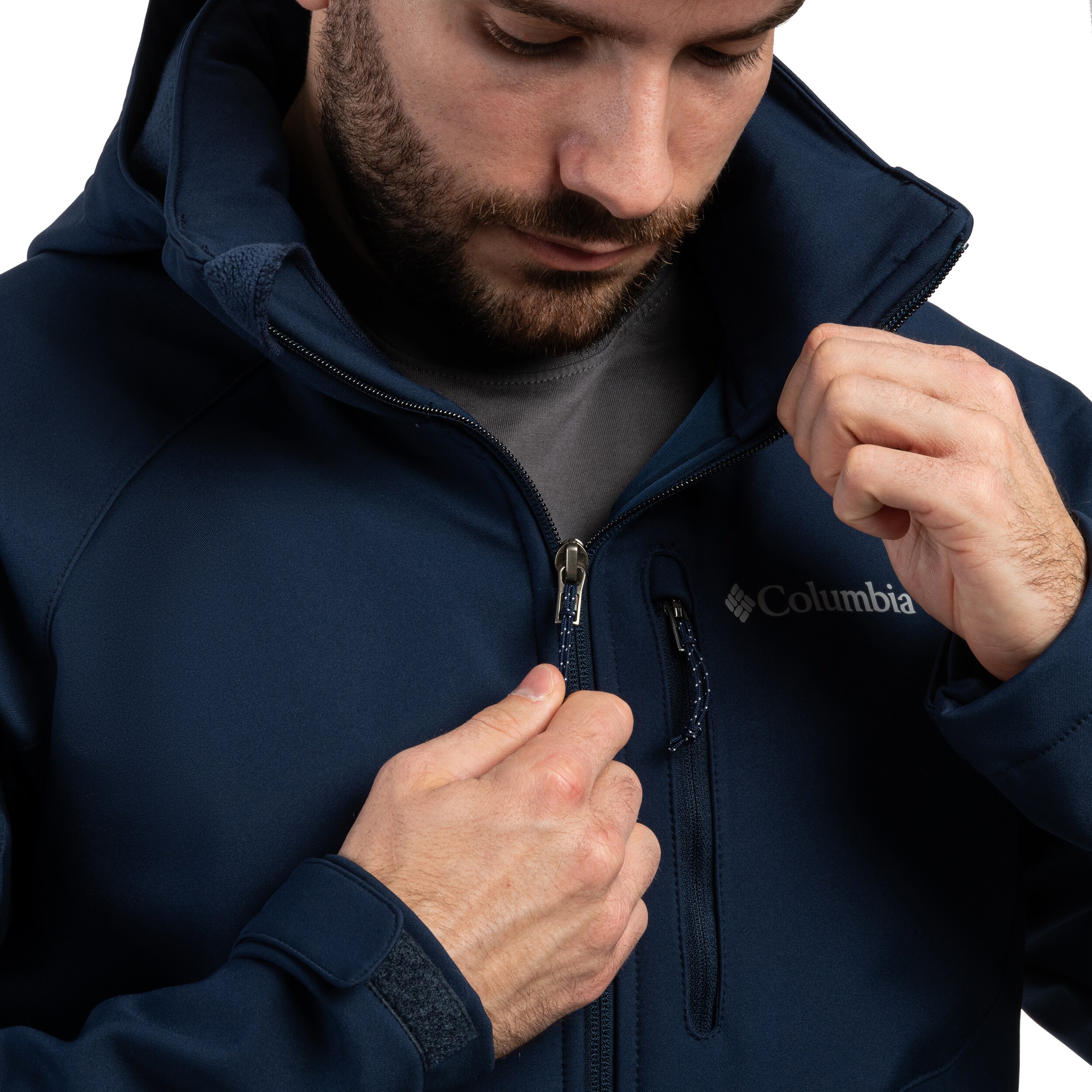 Bunda Columbia Cascade Ridge III Softshell - Collegiate Navy
