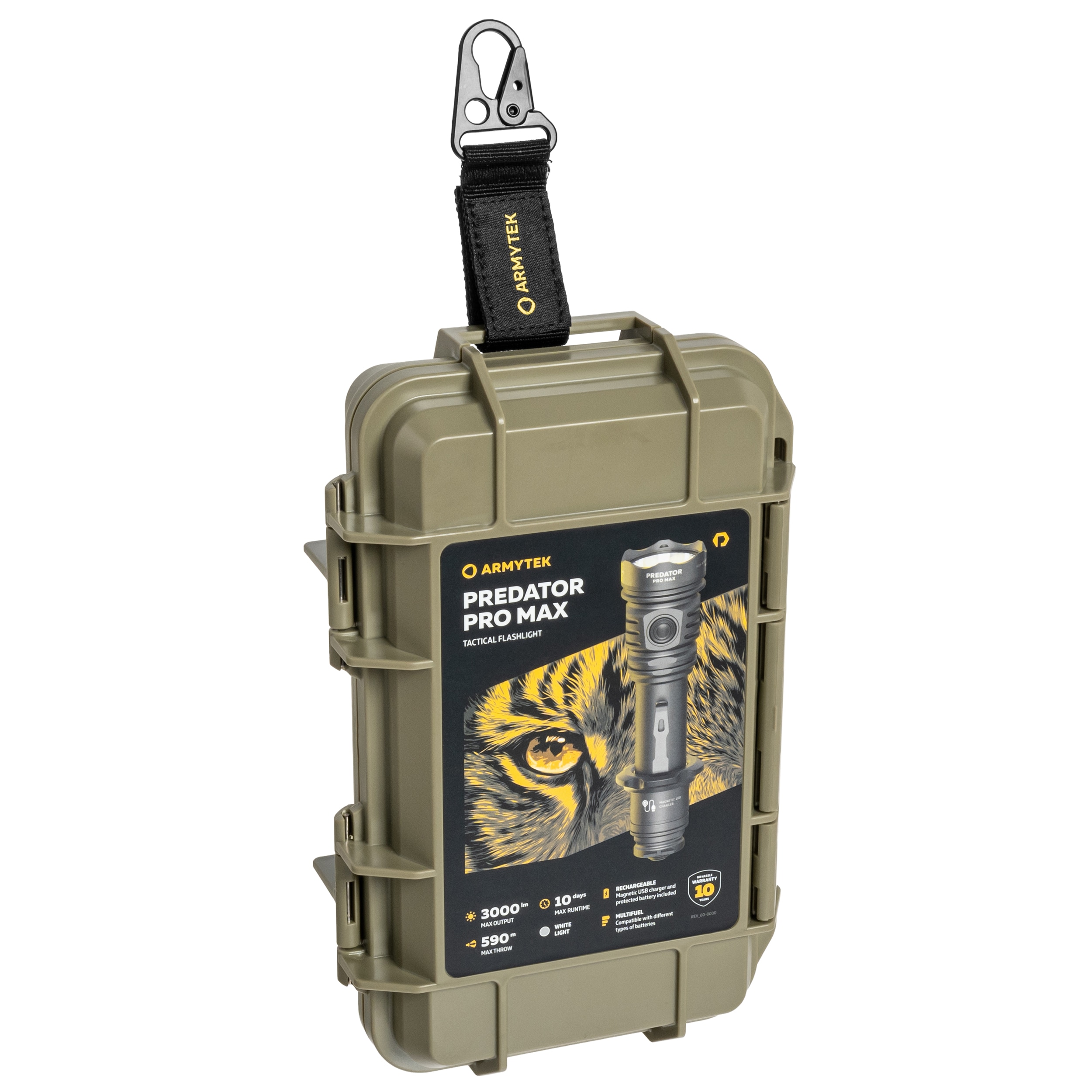 Taktická svítilna Armytek Predator PRO Max White PCB - 3000 lumenů