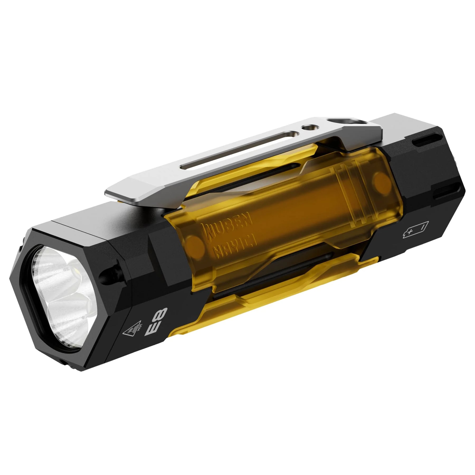 Svítilna Wuben E8 Black 1300 lumenů