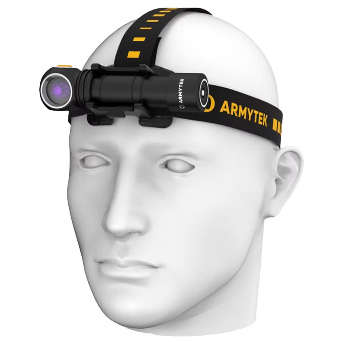 Čelová a úhlová svítilna Armytek Wizard C2 Wizard WUV Magnet USB White PCB – 1100 lumenů