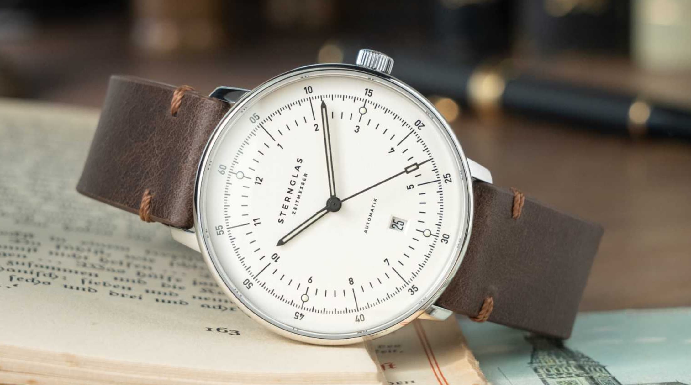 Hodinky  Sternglas Hamburg Automatic - Silver