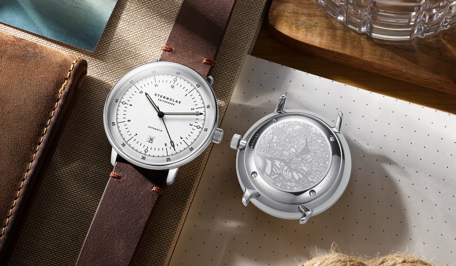 Hodinky  Sternglas Hamburg Automatic - Silver