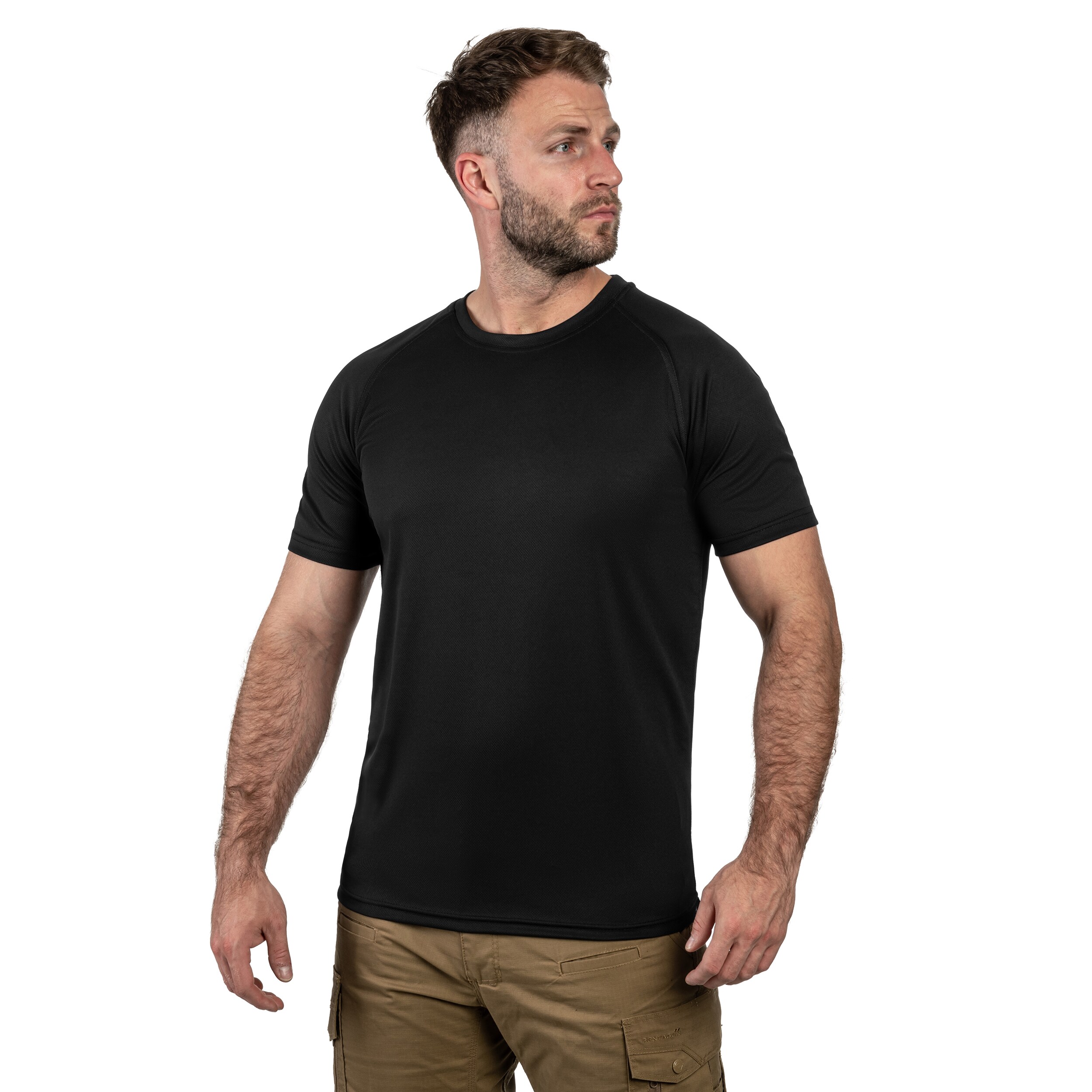 Tričko Highlander Forces Quick Dry Short Sleeve - Black