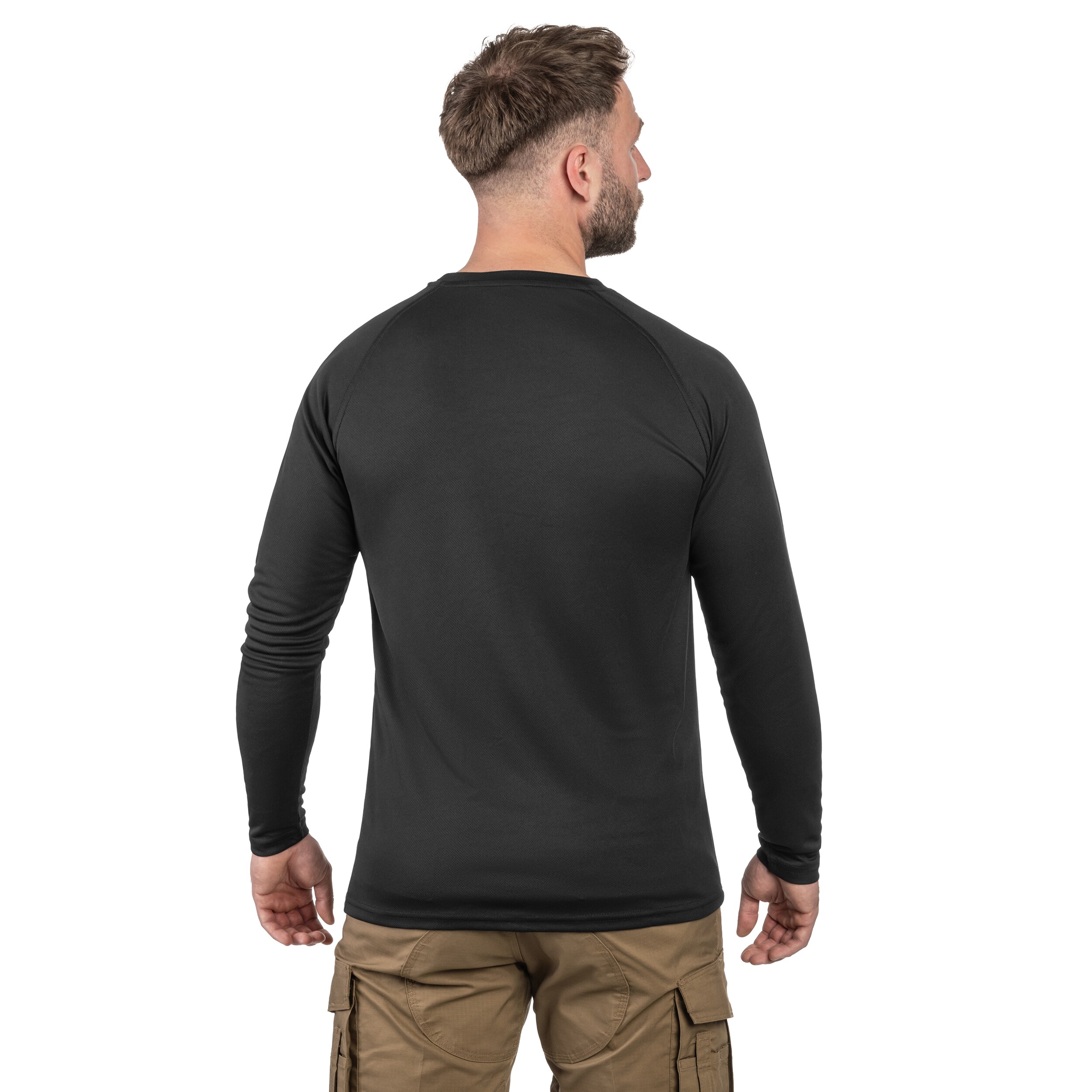 Tričko Highlander Forces Quick Dry Long Sleeve - Black