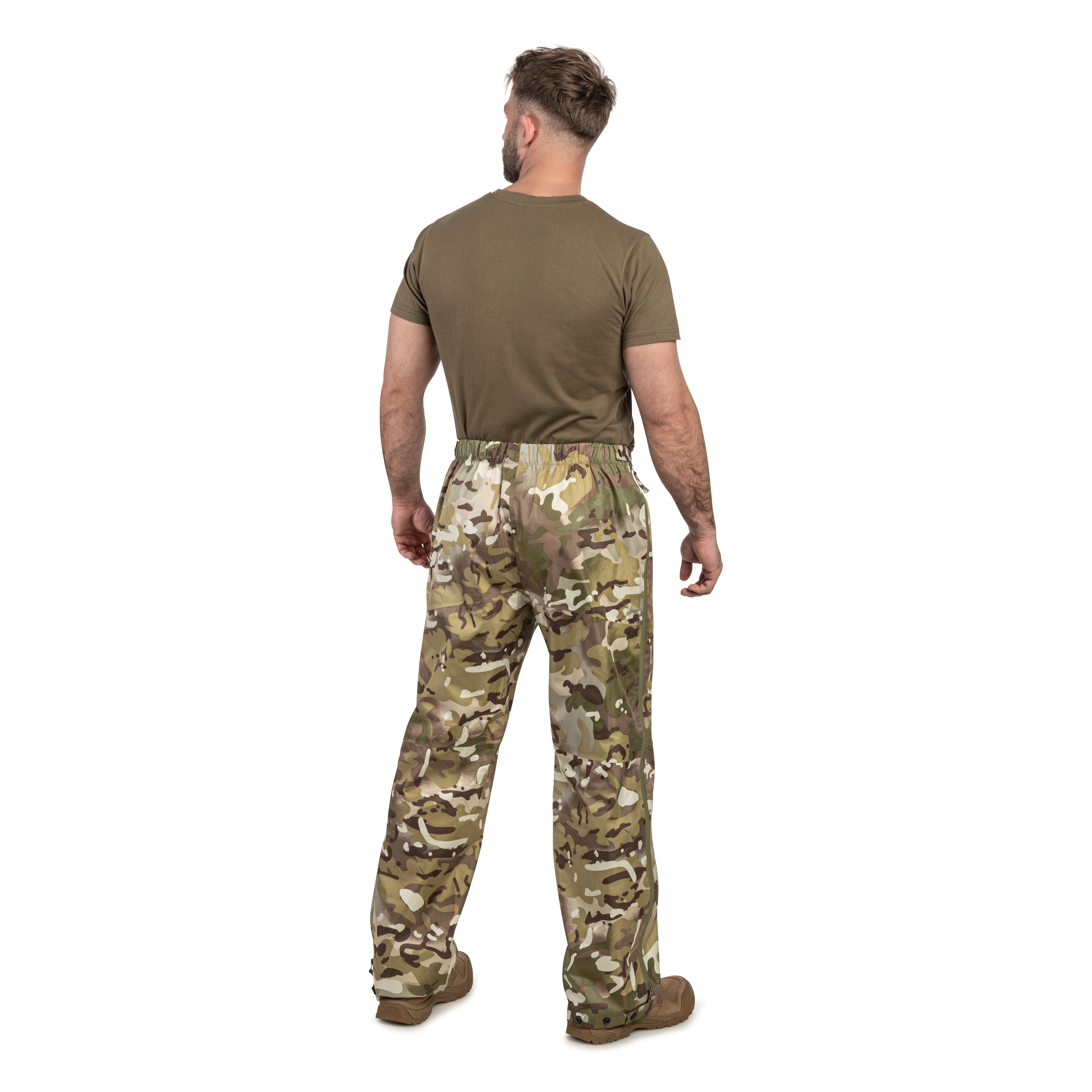 Kalhoty Highlander Forces Typhoon Waterproof Trousers - Arid MC Camo