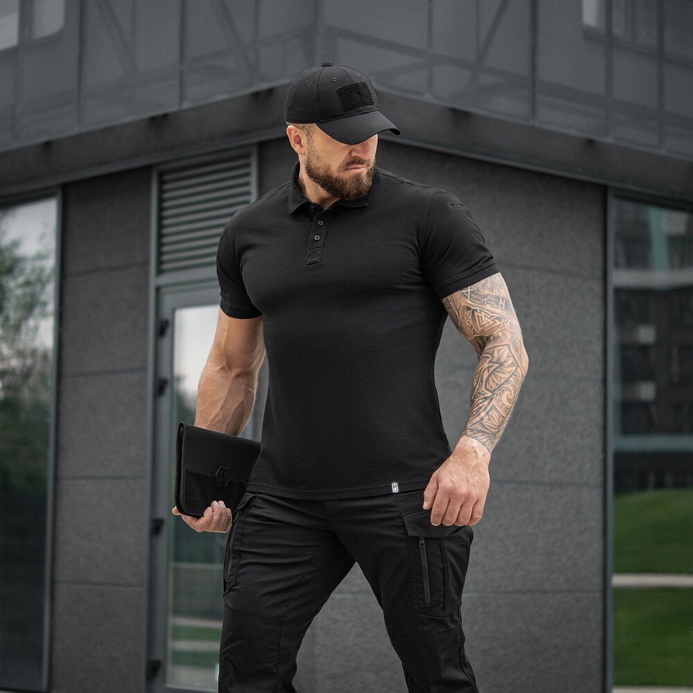 Polo tričko M-Tac Polo Basic 65/35 - Black
