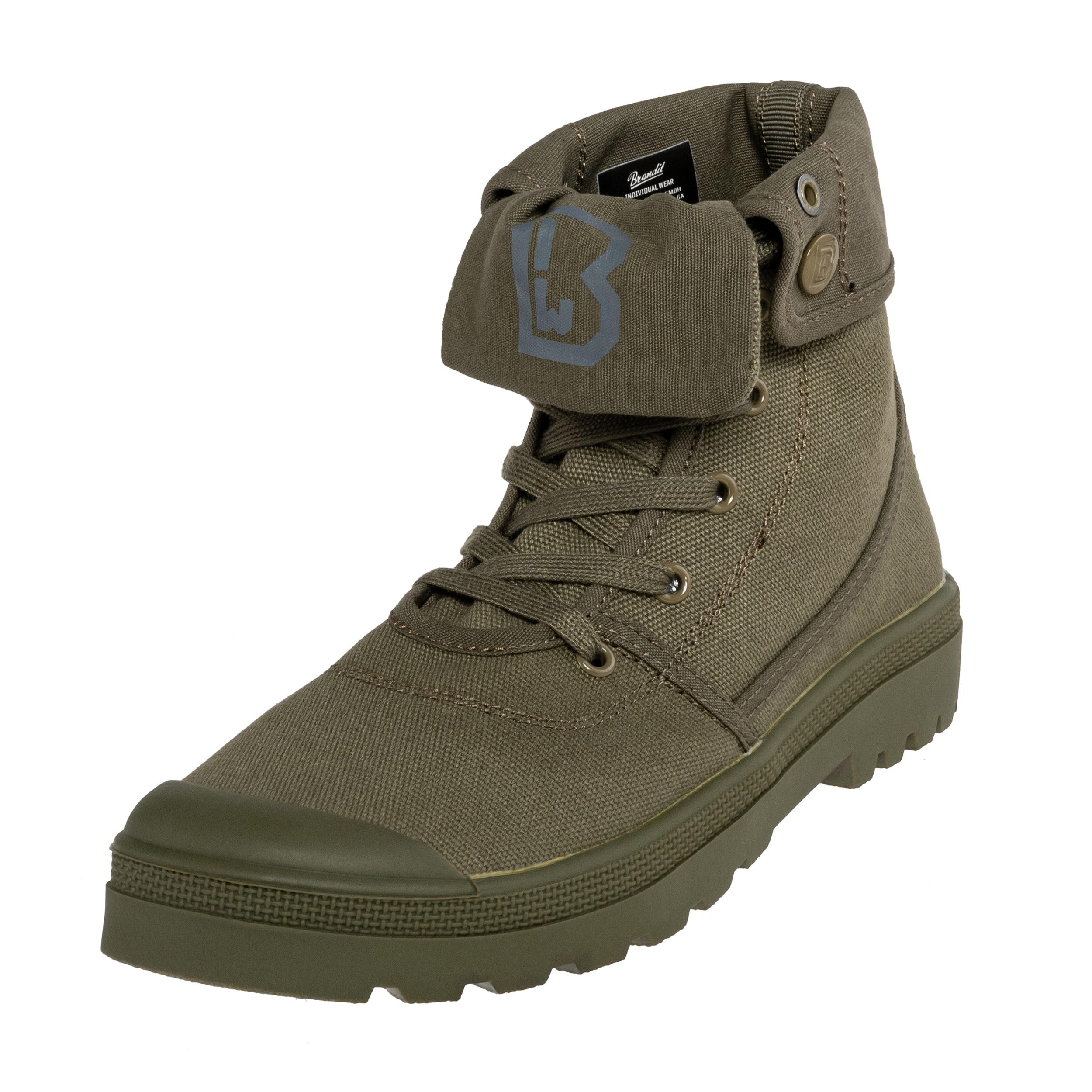Boty Brandit Military Canvas Sneaker High - Olive