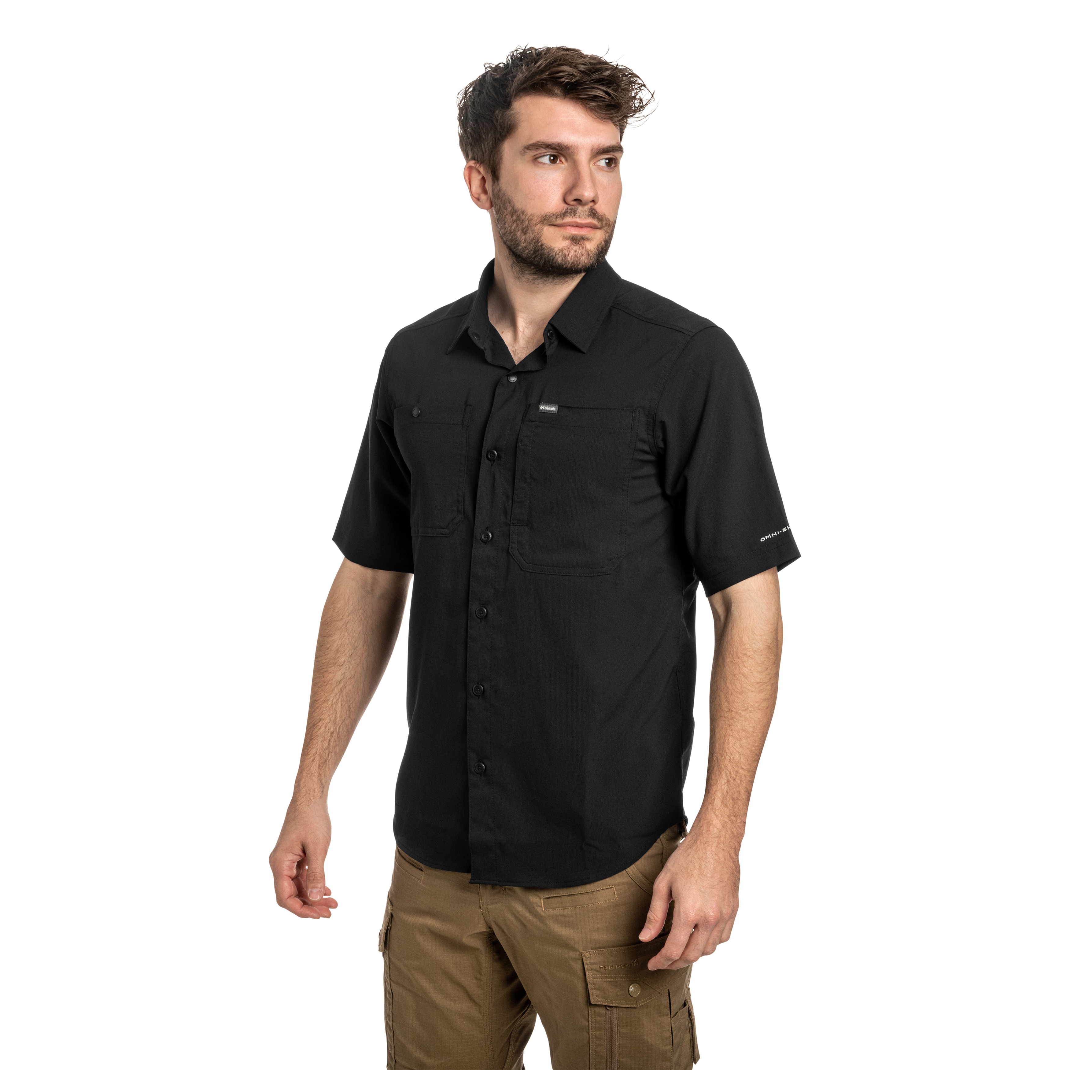 Košile Columbia Silver Ridge Utility II Short Sleeve – Black