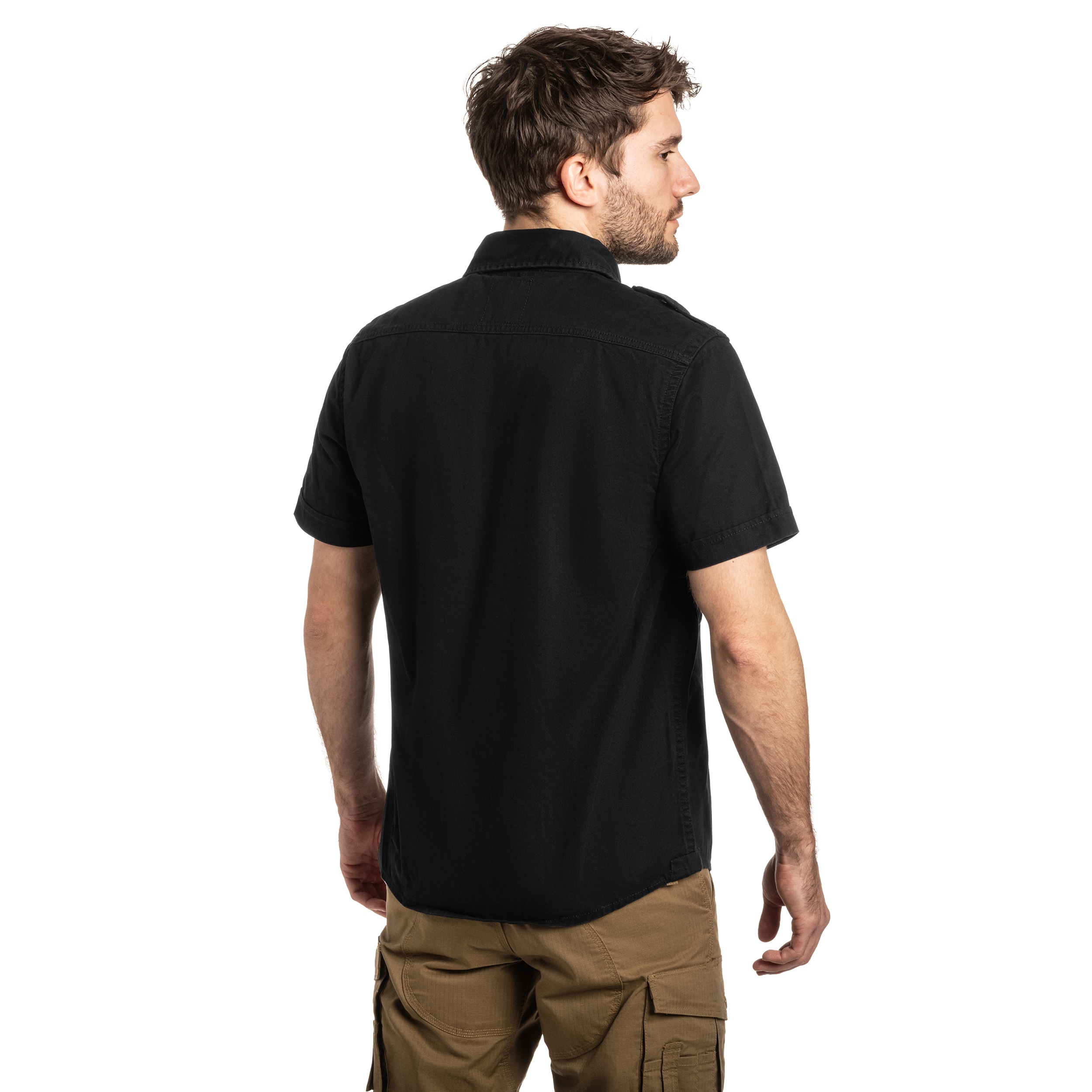 Košile Brandit Vintage Short Sleeve - Black