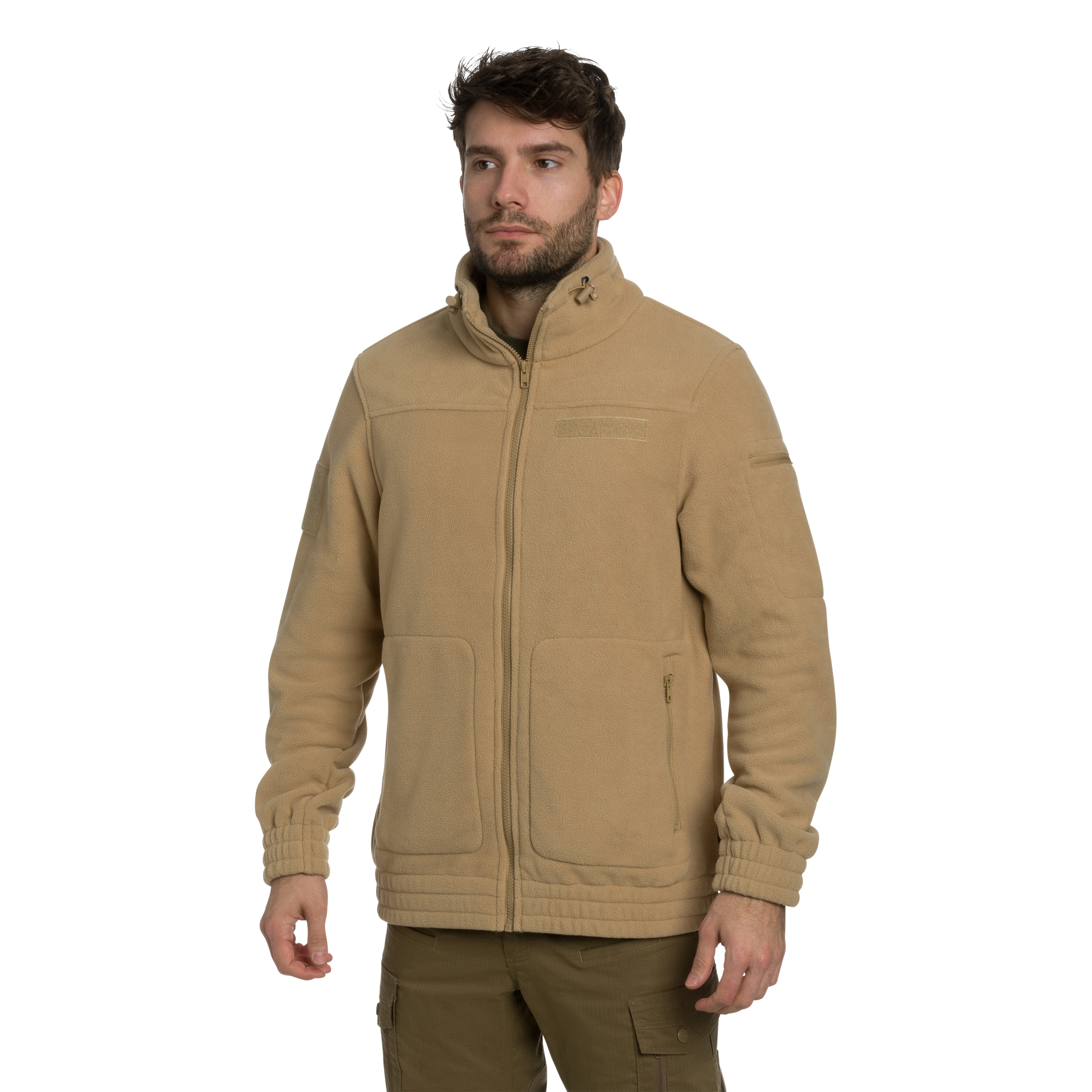 Fleecová bunda Brandit Fleecejacket Combat – Coyote