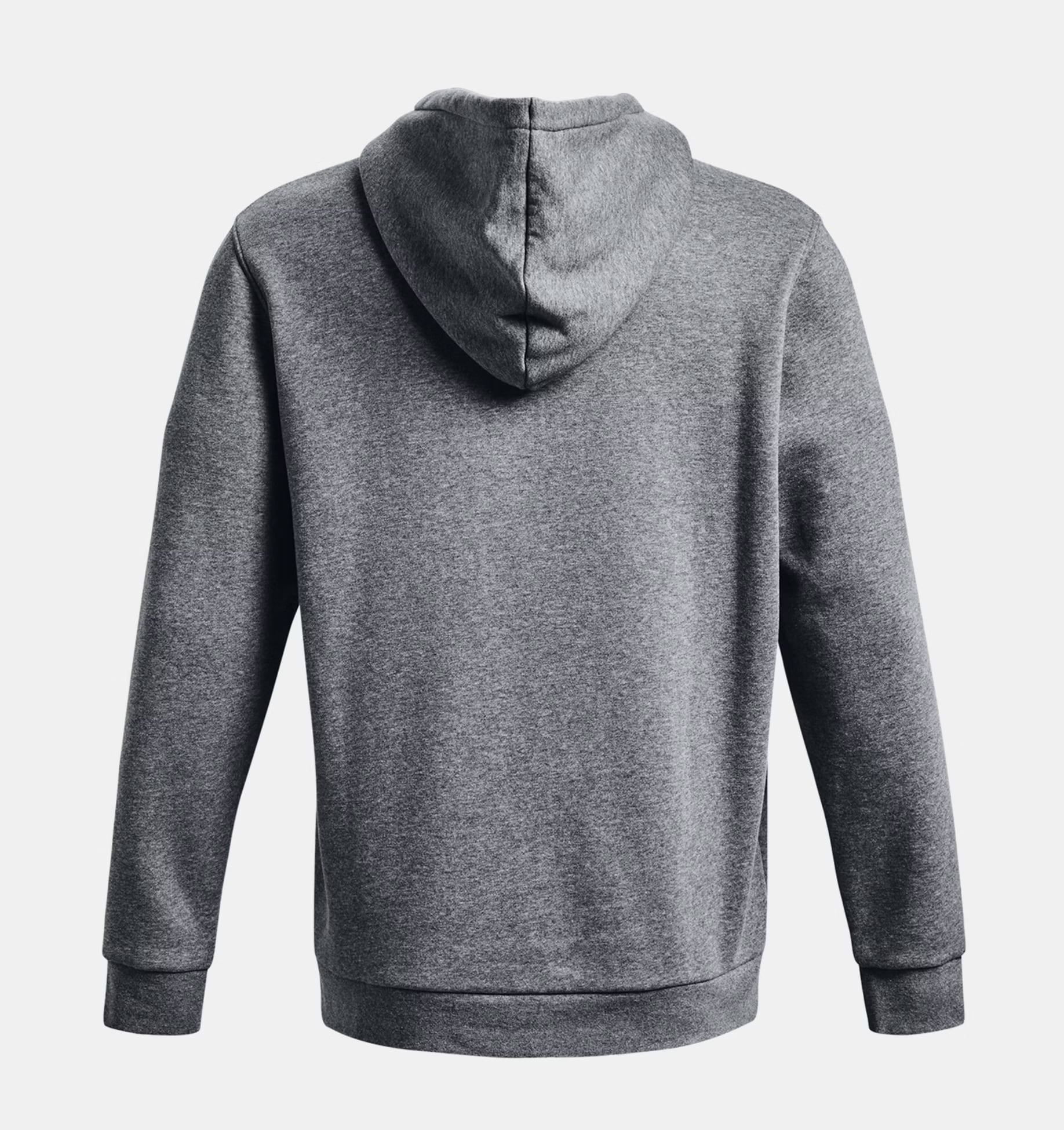 Mikina Under Armour Icon Fleece Hoodie - Pitch Gray Medium Heather/White