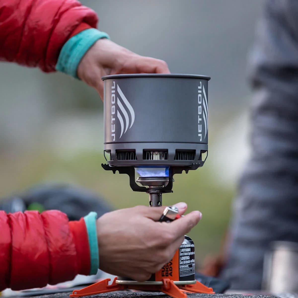 Skládací turistický hořák Jetboil Stash s hrncem 0,8 l