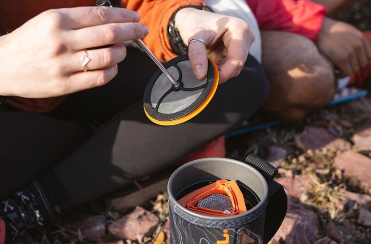 Kávový lis Jetboil Coffee Press Silicone Regular - Black