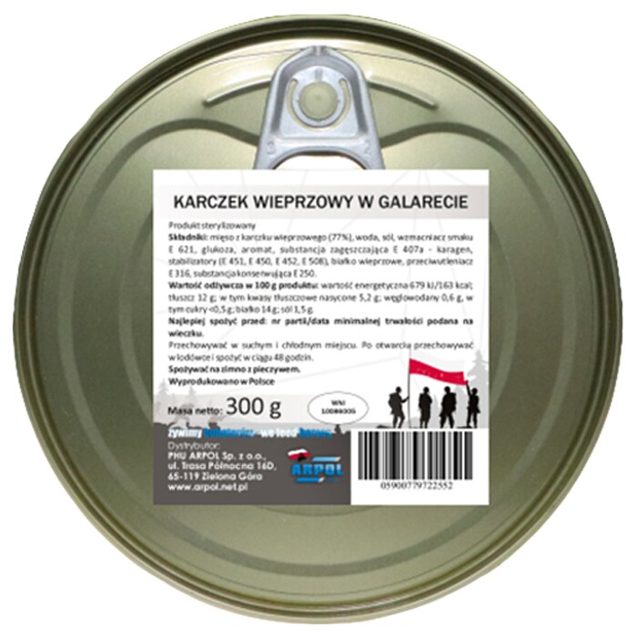 Konzervovaná potravina Arpol – vepřová krkovice 300 g – 3 ks