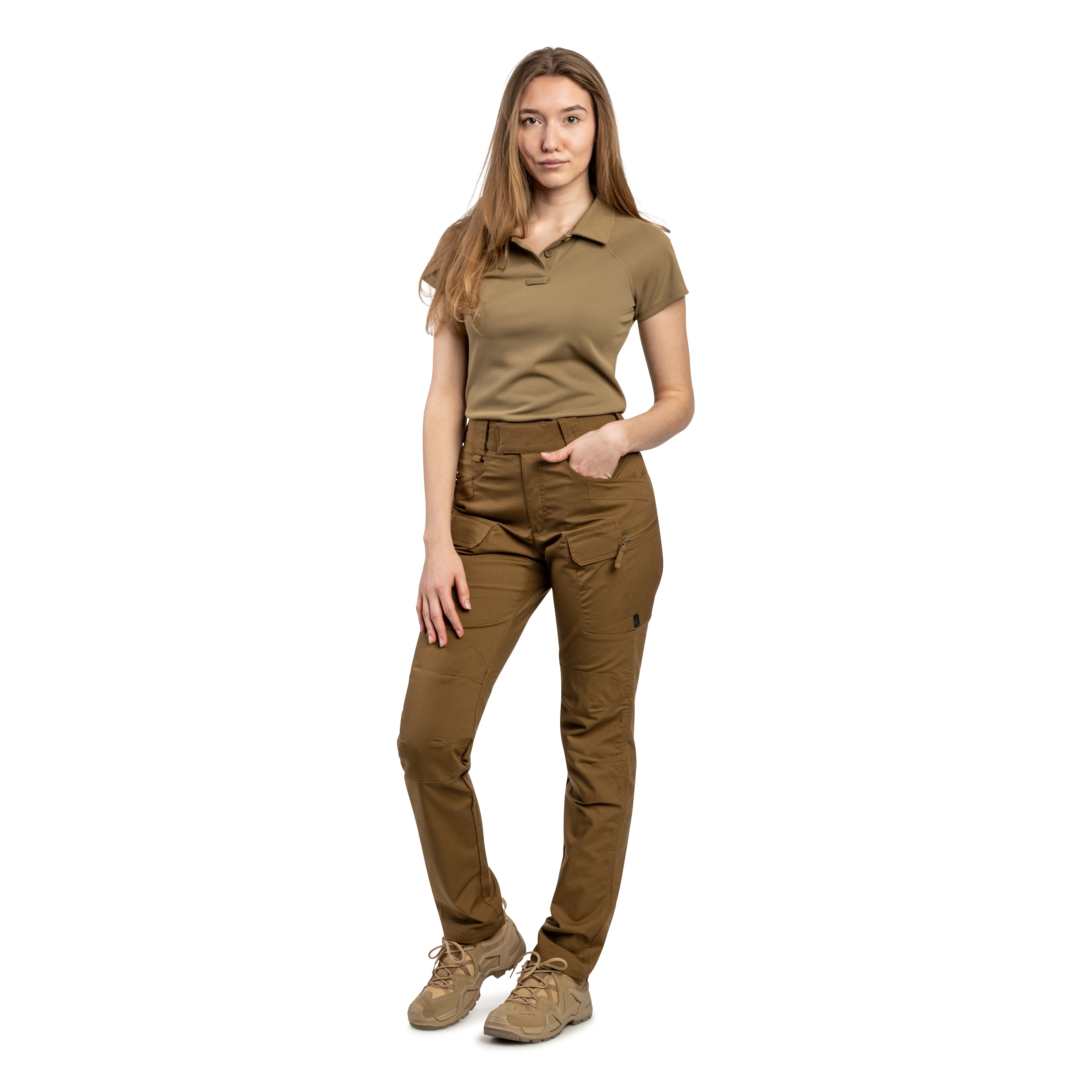 Dámské kalhoty Helikon-Tex UTP PolyCotton Stretch Rip-Stop - Coyote