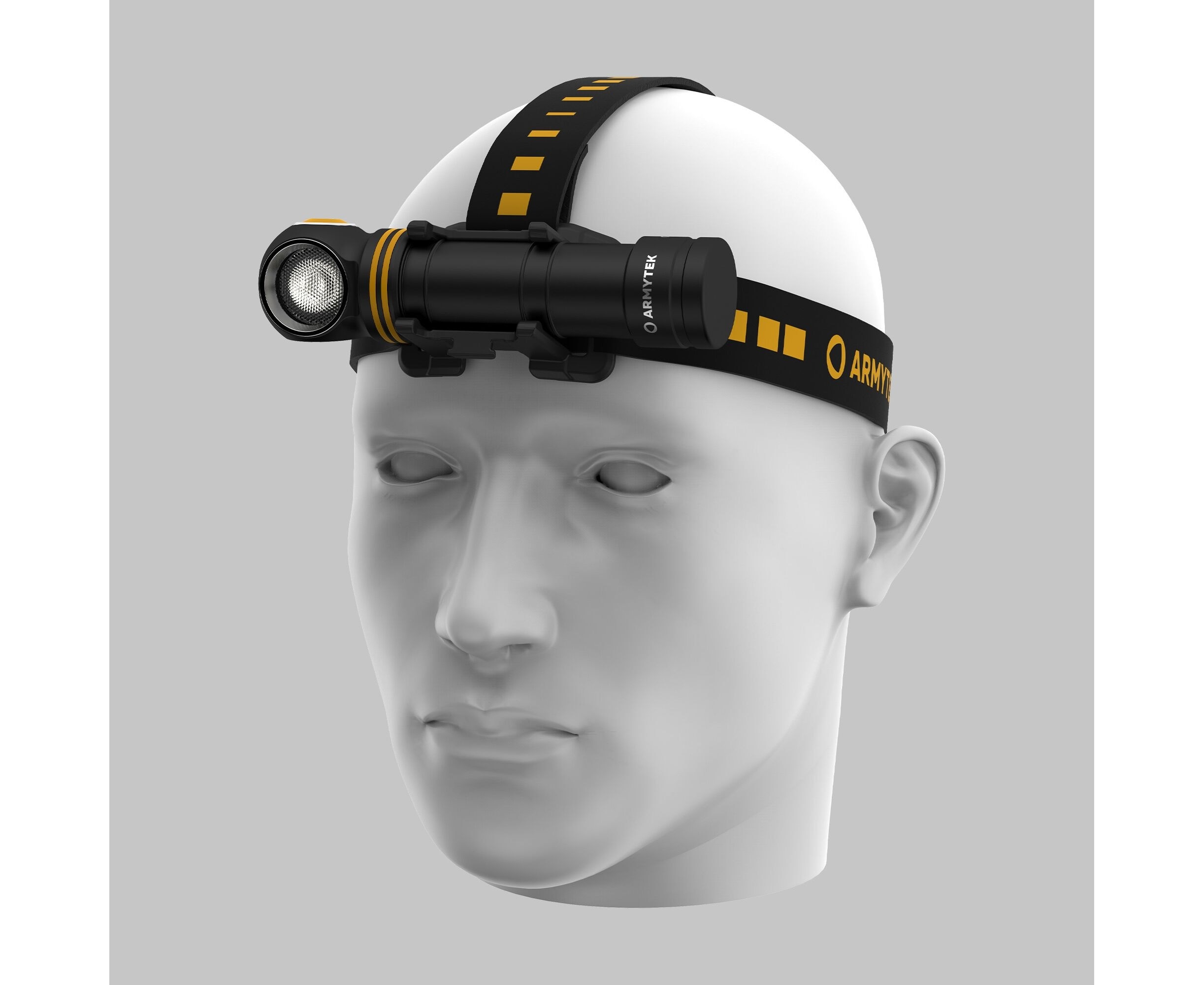 Čelová a úhlová svítilna Armytek Elf C2 Max USB-C White - 4500 lumenů