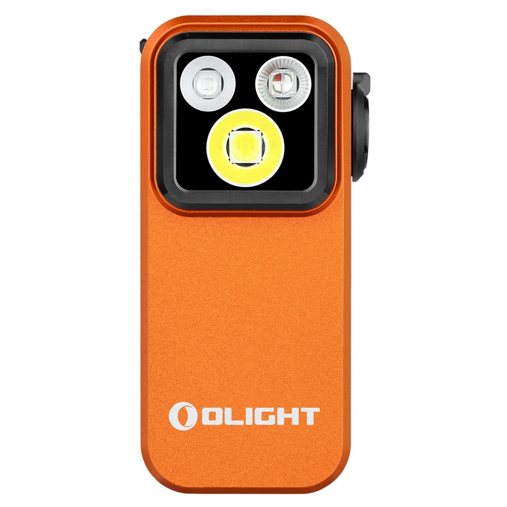 Akumulátorová svítilna Olight Oclip Pro S Orange - 600 lumenů