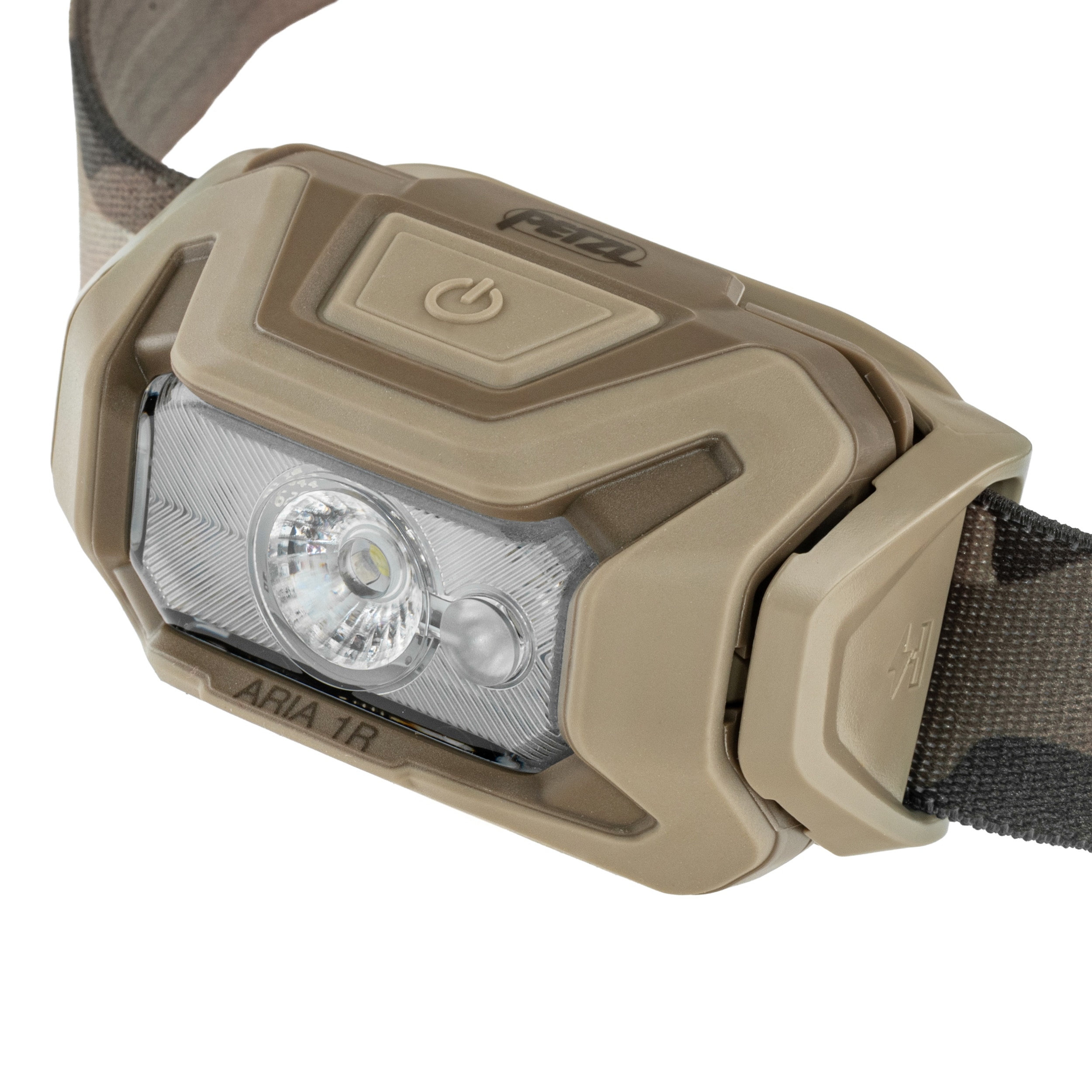 Čelovka Petzl Aria 1 RGB New Camo – 350 lumenů