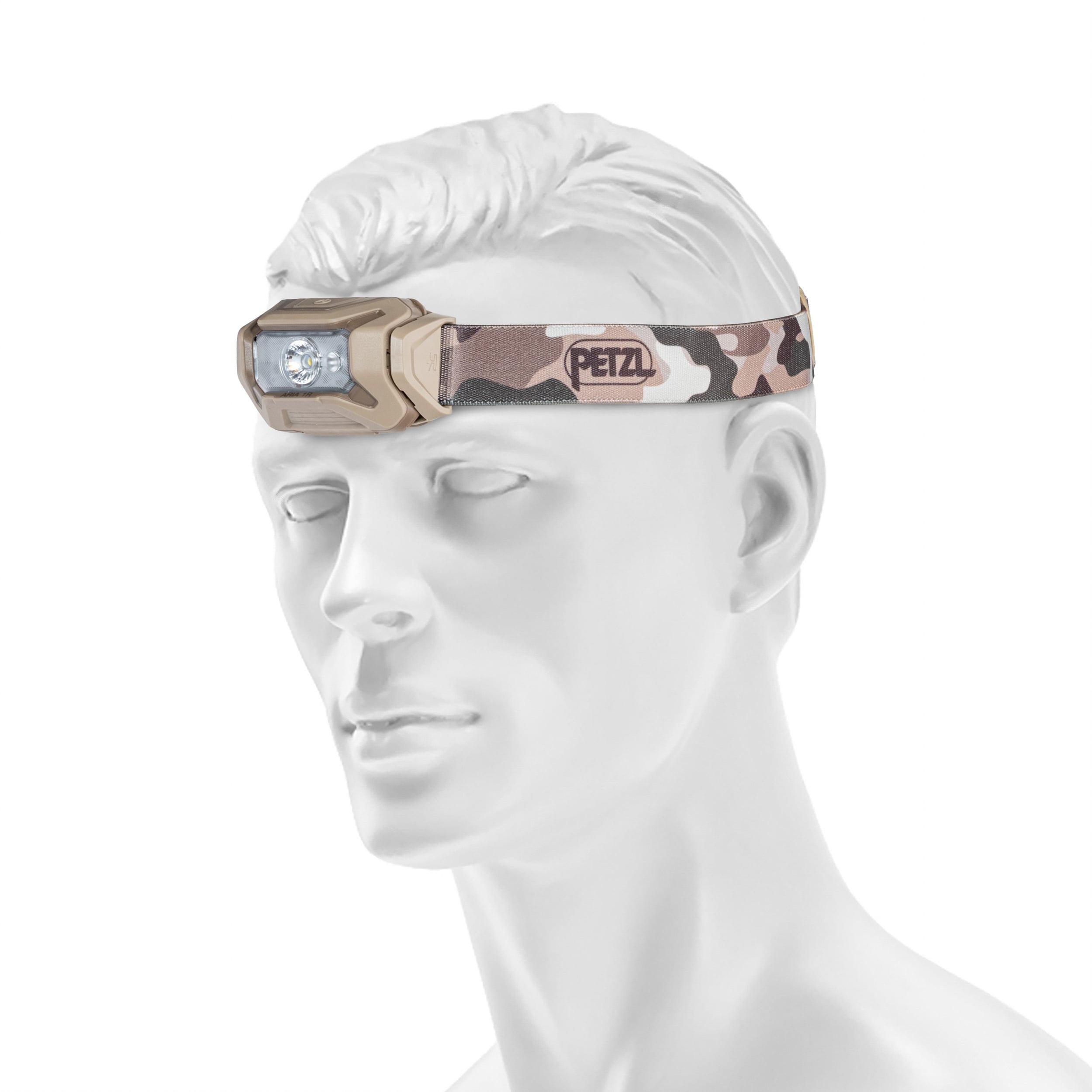 Čelovka Petzl Aria 1 RGB New Camo – 350 lumenů
