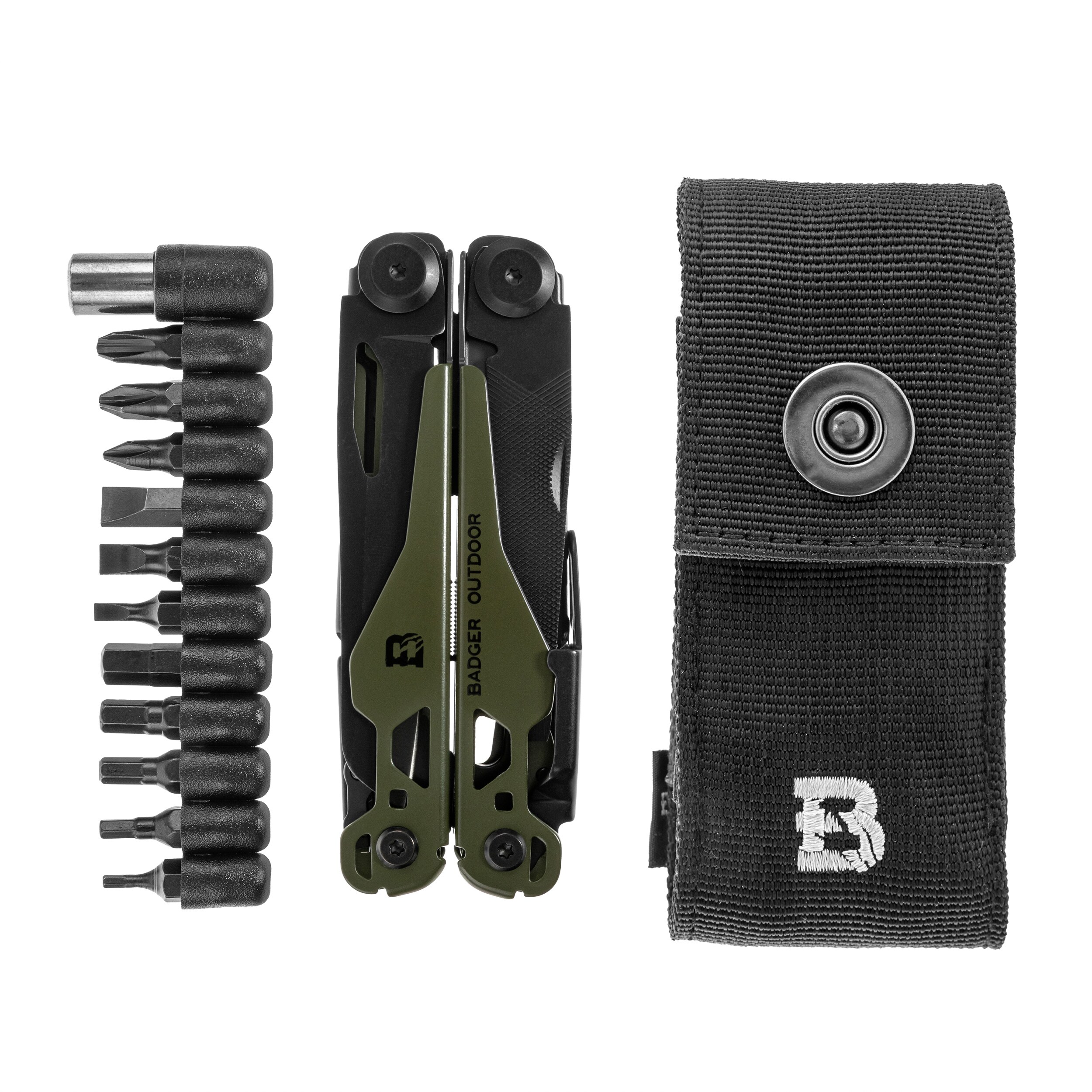 Multitool Badger Outdoor Solid - Olive