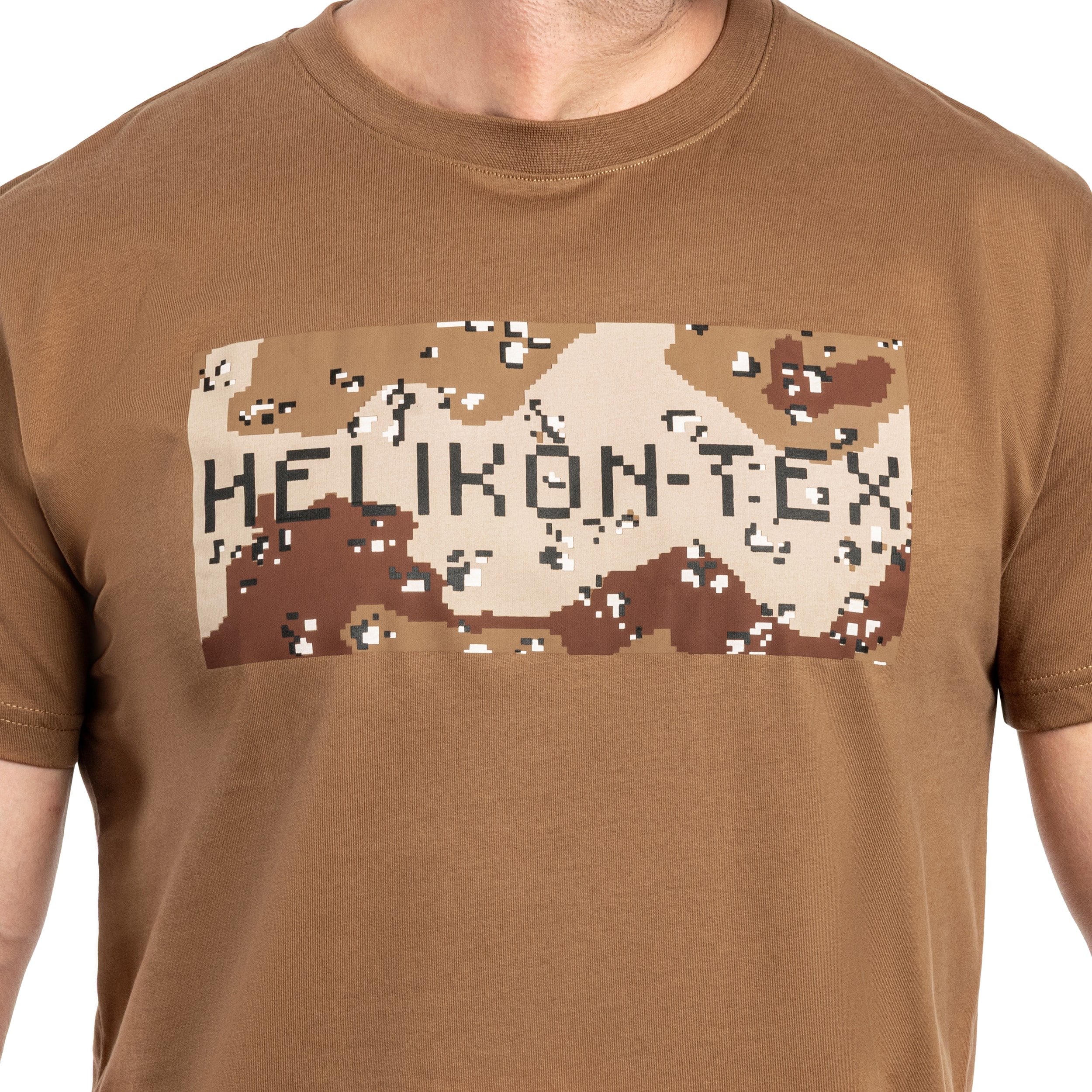Tričko Helikon-Tex & Camo - Mud Brown/6 Color Desert