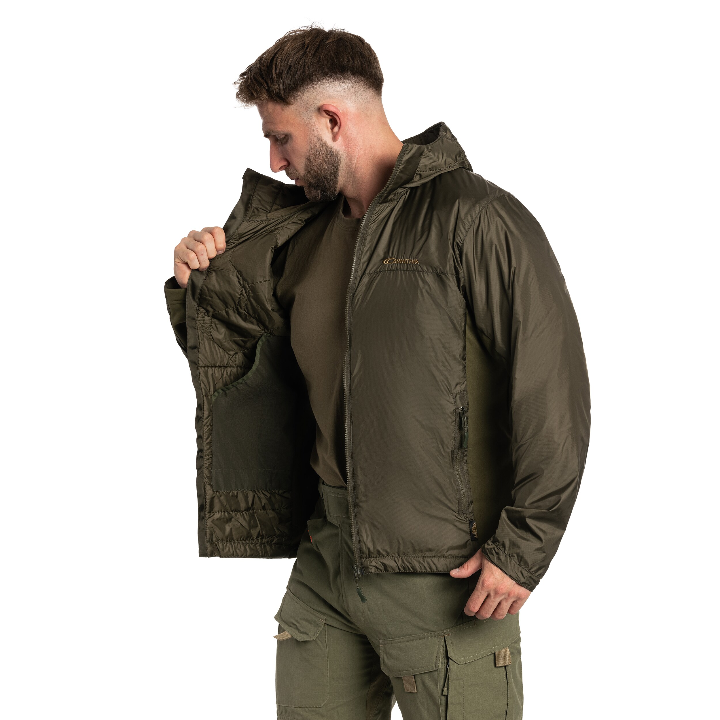 Bunda G-Loft TLG 2.0 Jacket v olivové barvě značky Carinthia.