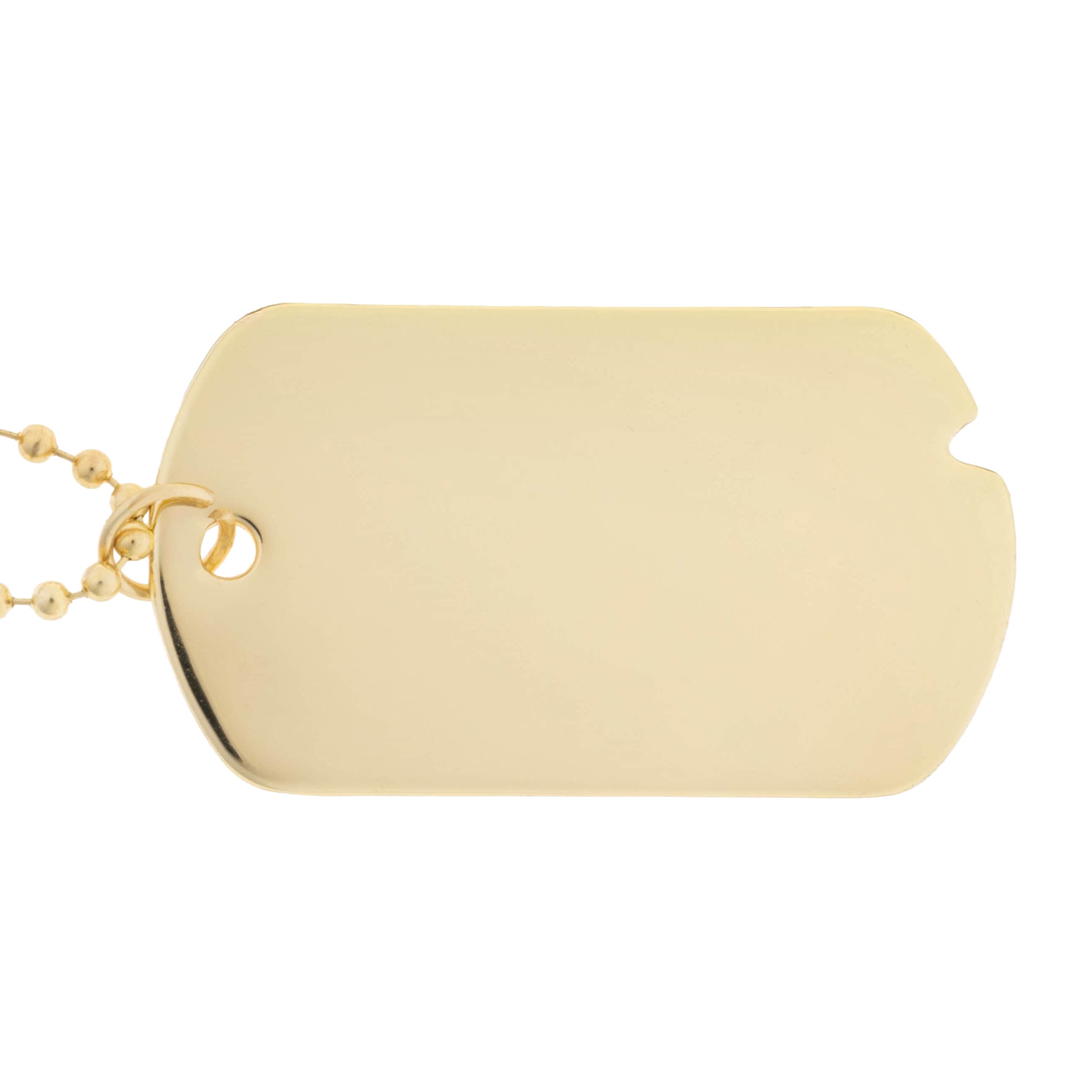 Vojenská identifikační známka Alpha Industries Dog Tag Necklace - Gold