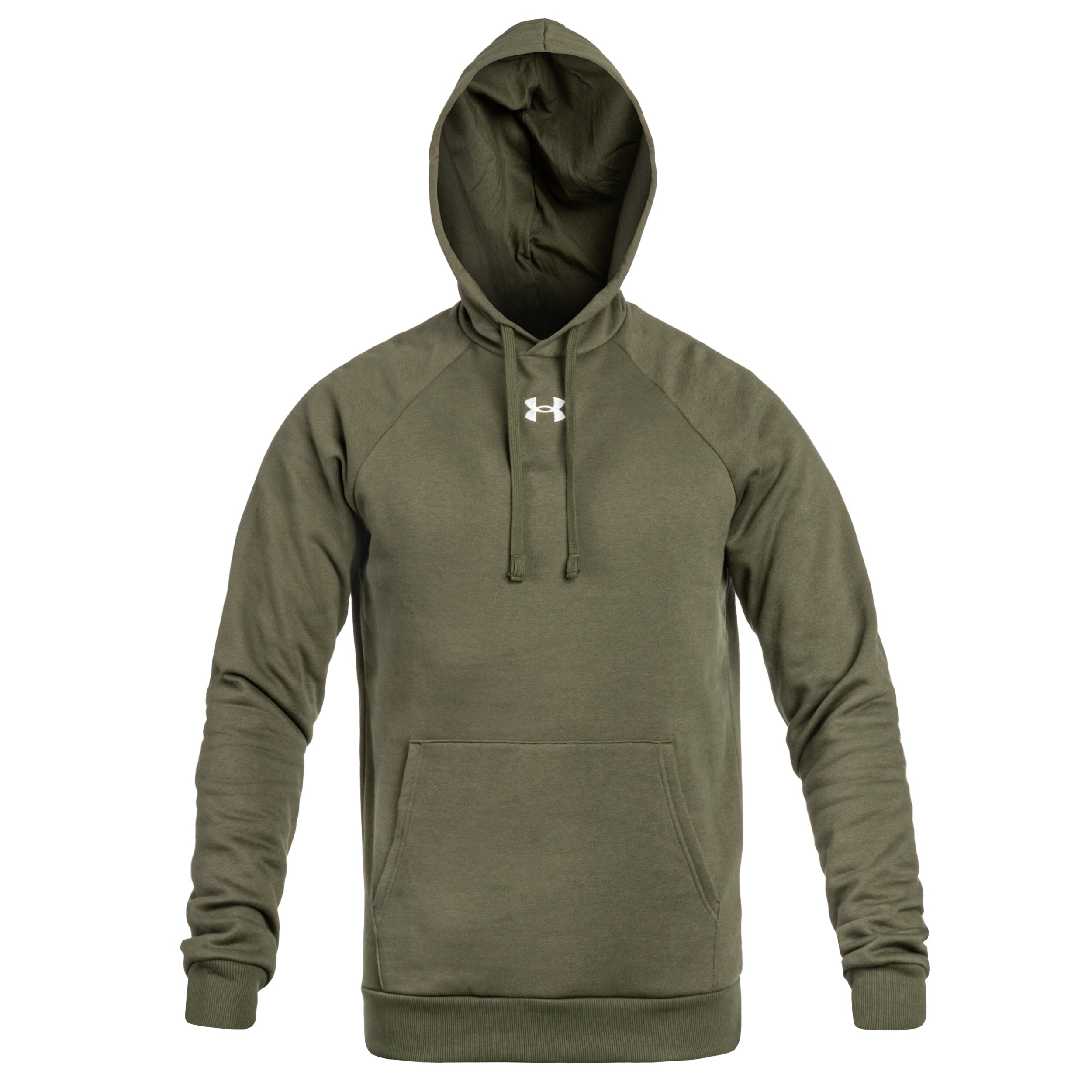 Mikina Under Armour Rival Fleece - Marine OD Green/White