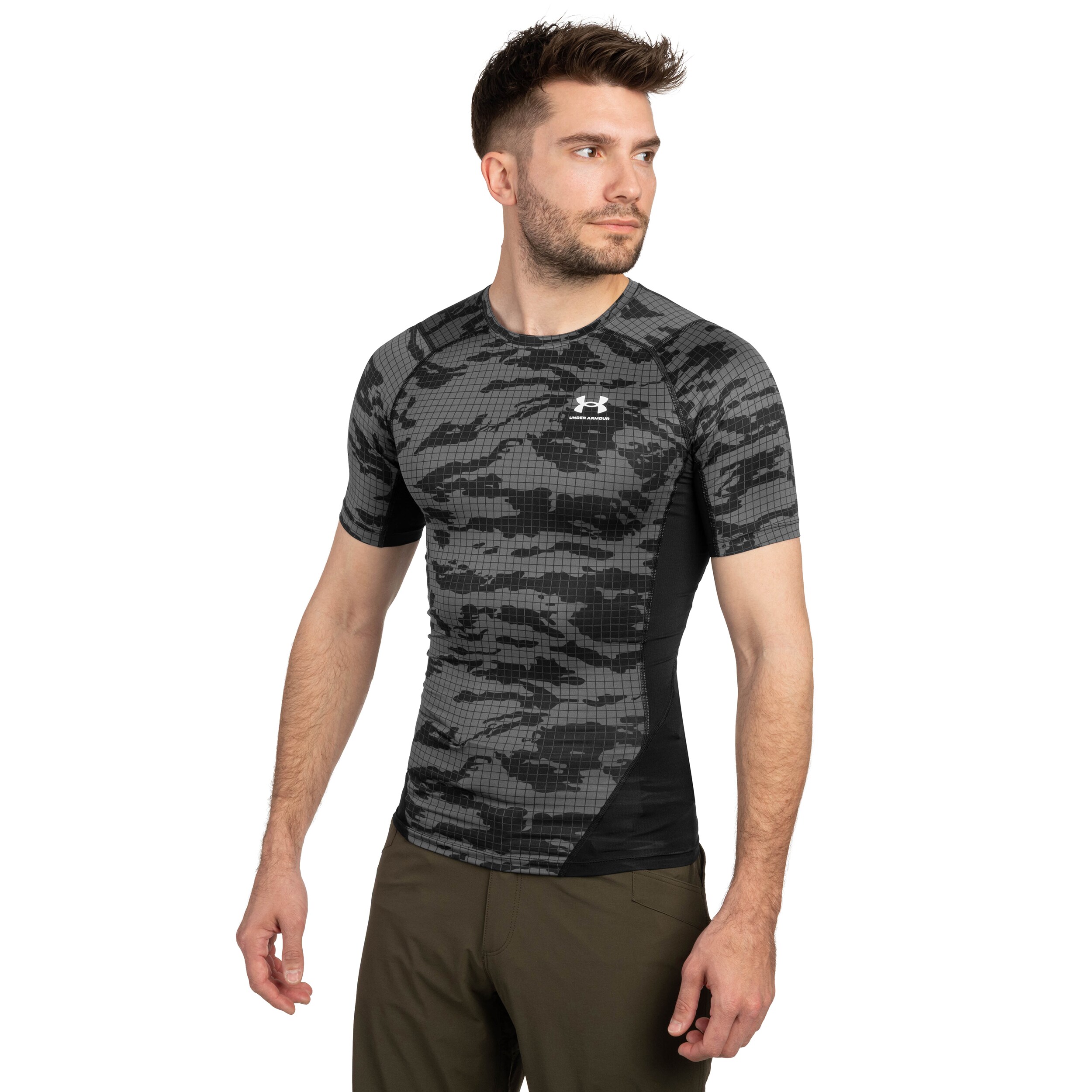 Termoaktivní tričko Under Armour HeatGear Printed - Black