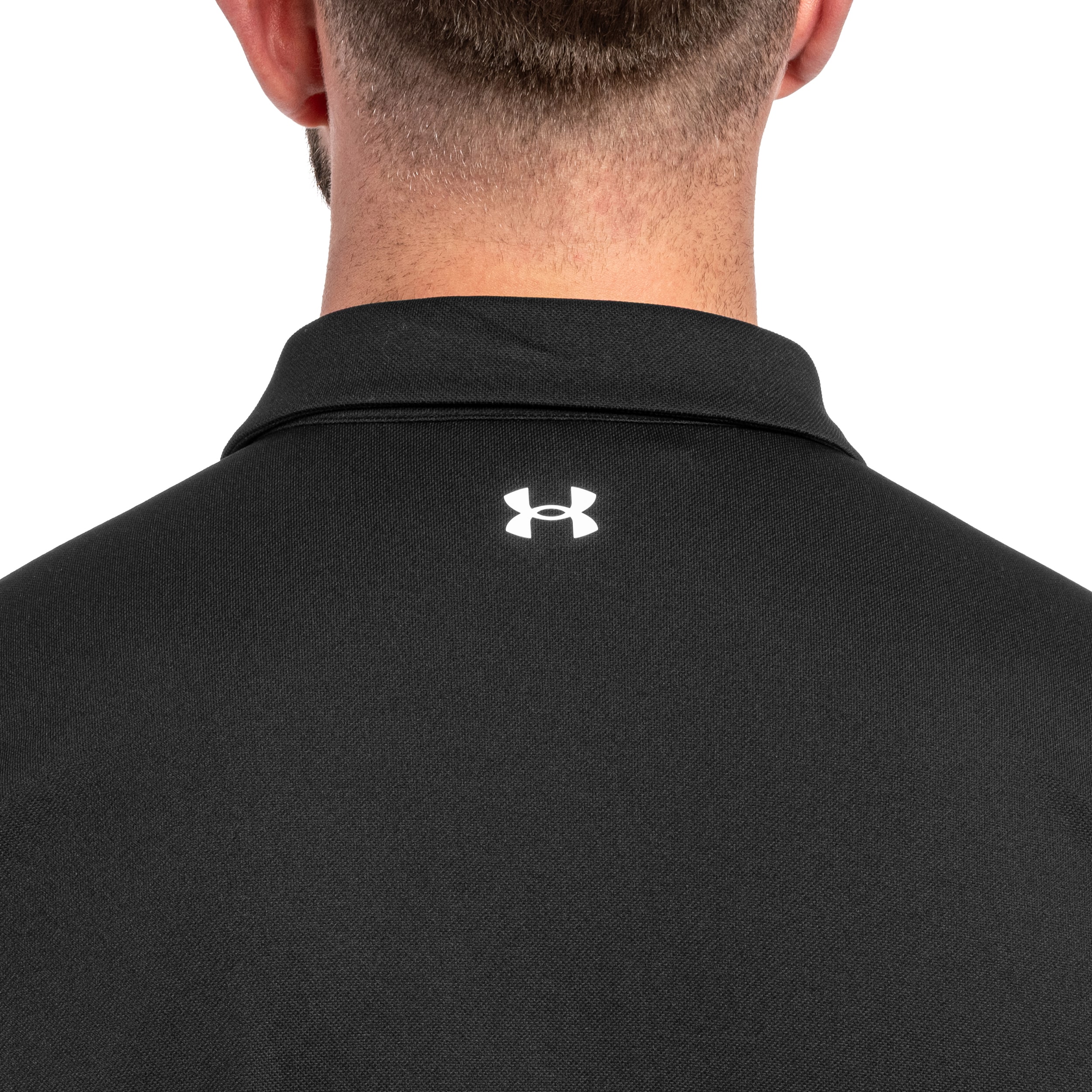 Termoaktivní polo tričko Under Armour Tee To Green Pique - Black/White