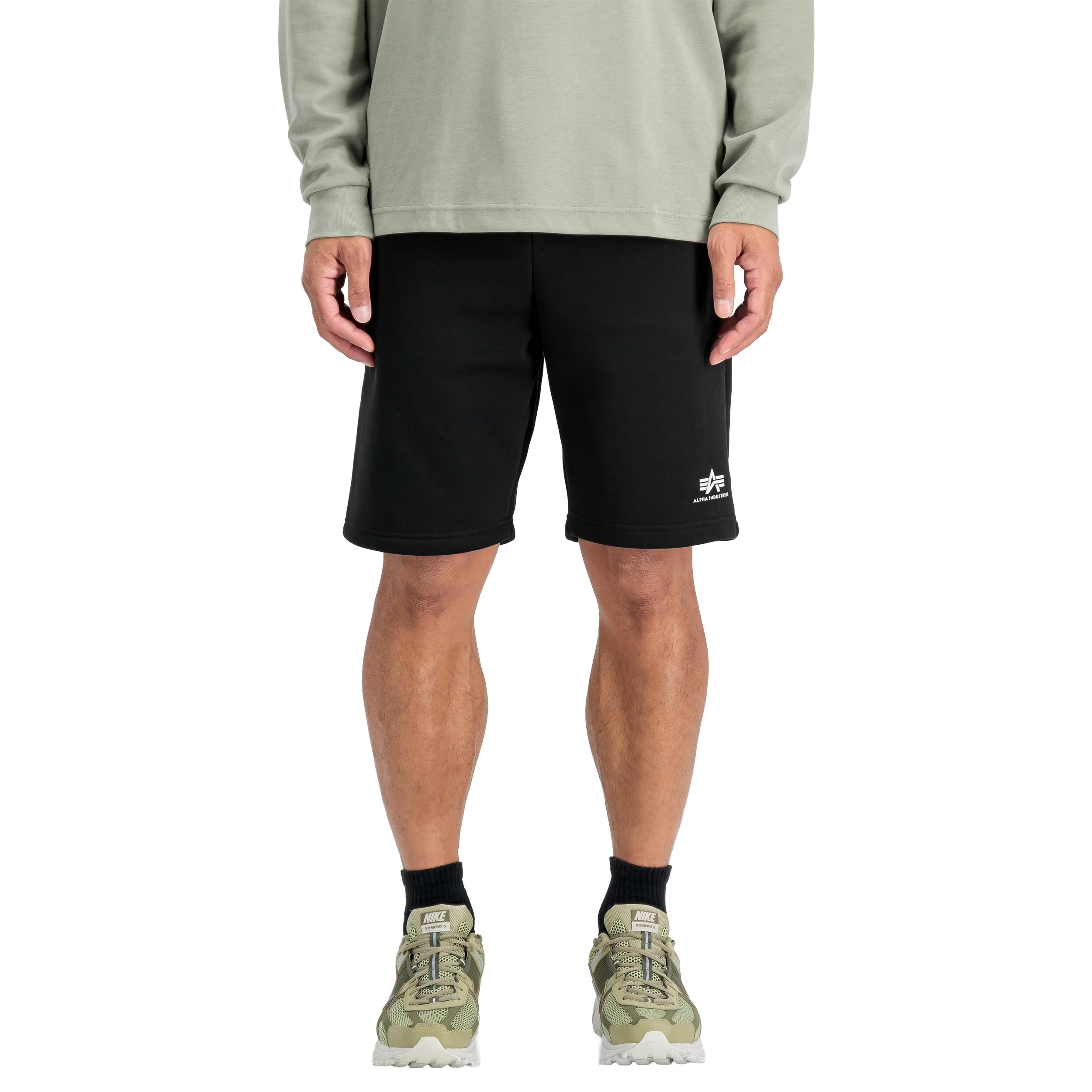 Šortky Alpha Industries Basic Small Logo II Short – Black