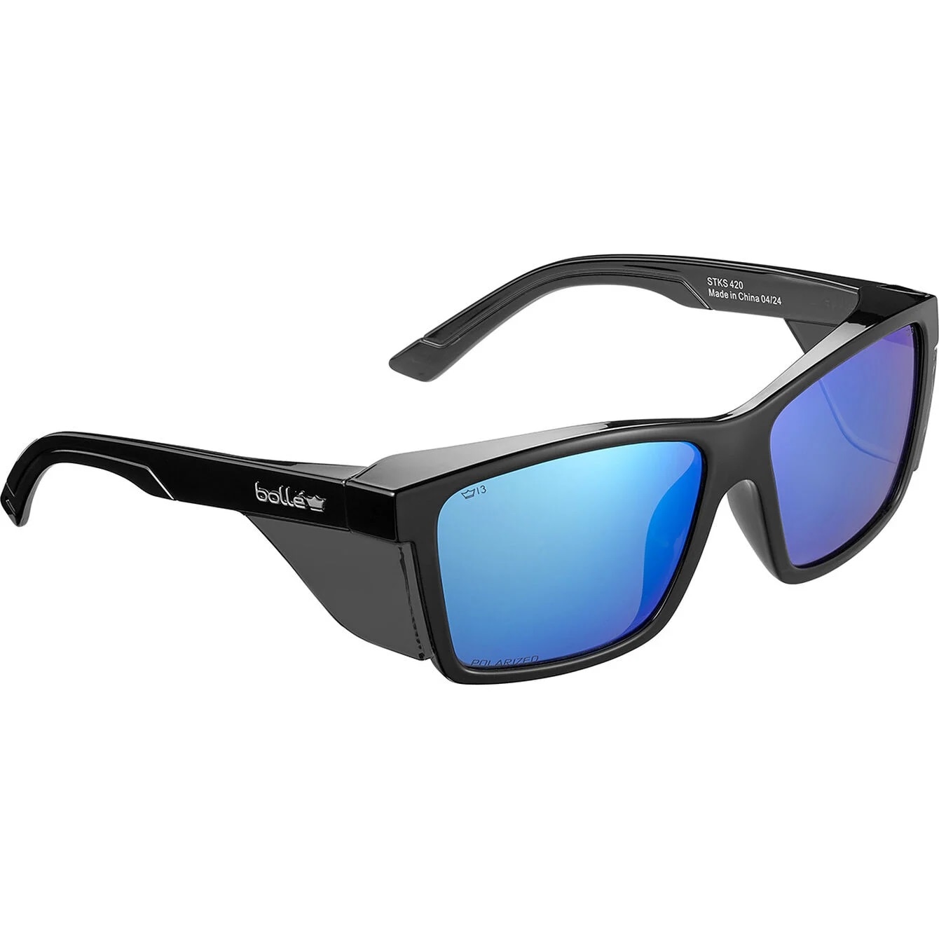 Brýle Bolle STKS 420 - Transculent Black/Cobalt Flash Polarized