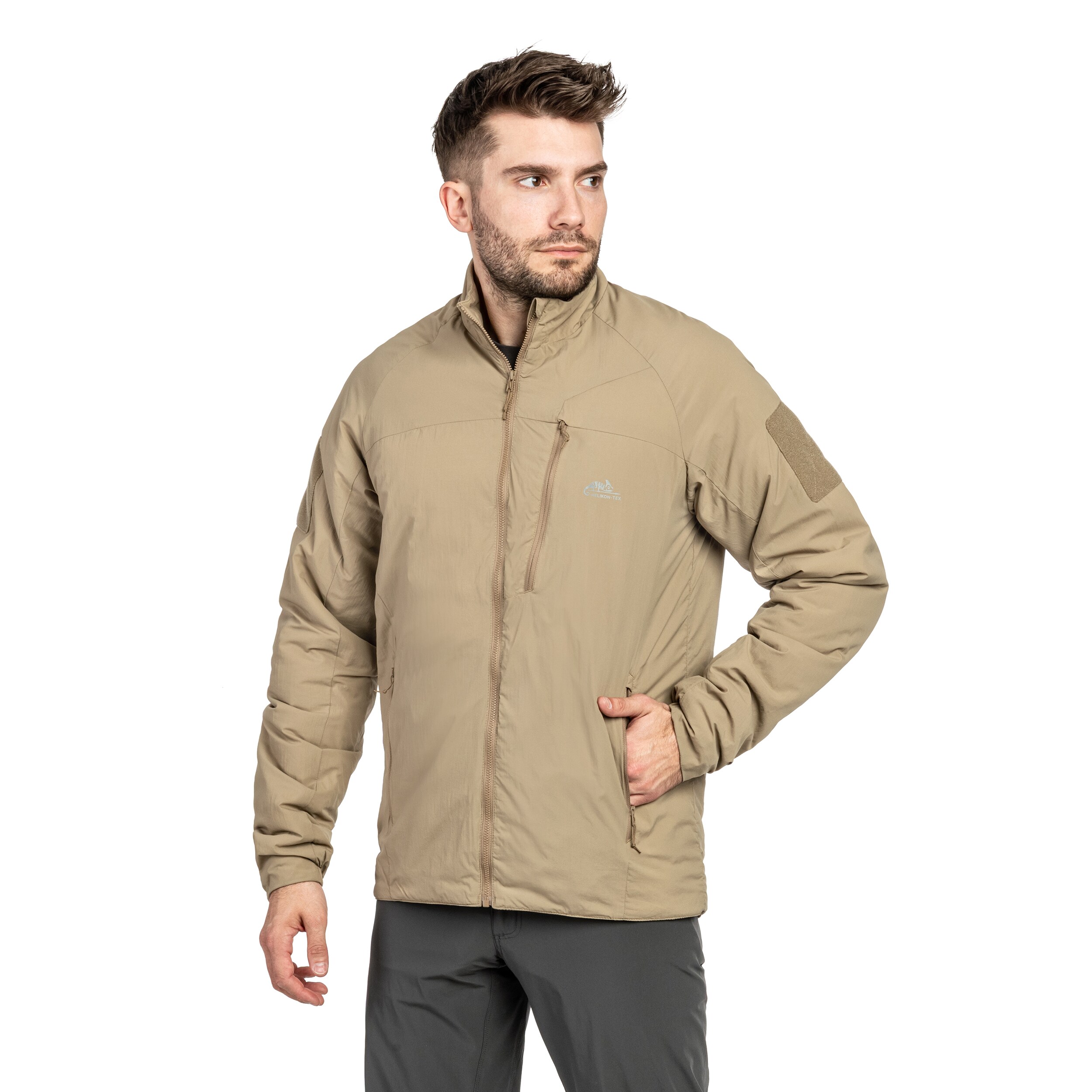 Bunda Helikon-Tex Wolfhound Lite Full-Zip - Khaki